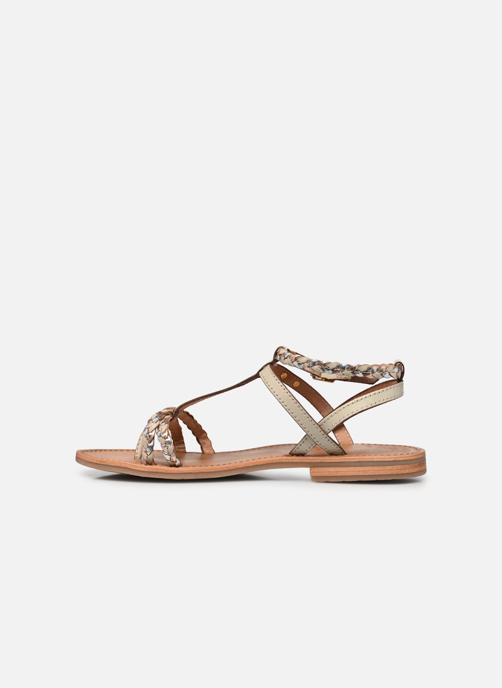 Sandales HILITRES femme blanc Les Tropéziennes par M Belarbi Sandales HILITRES femme blanc CREME MULTI