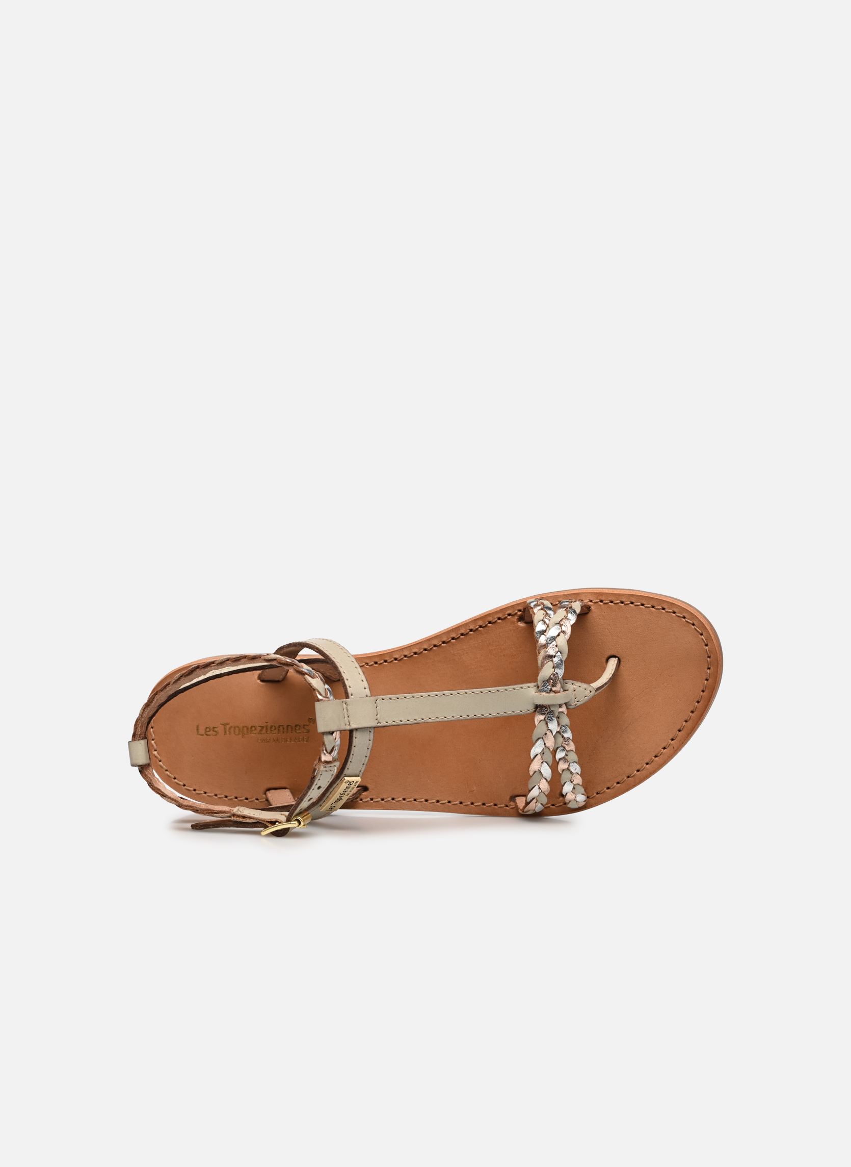 Sandales HILITRES femme blanc Les Tropéziennes par M Belarbi Sandales HILITRES femme blanc CREME MULTI