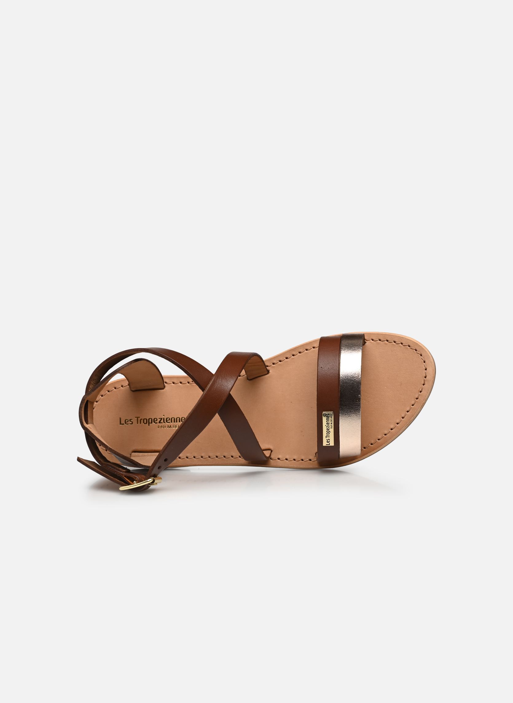 Sandales HIPAZ femme marron Les Tropéziennes par M Belarbi Sandales HIPAZ femme marron TAN/OR