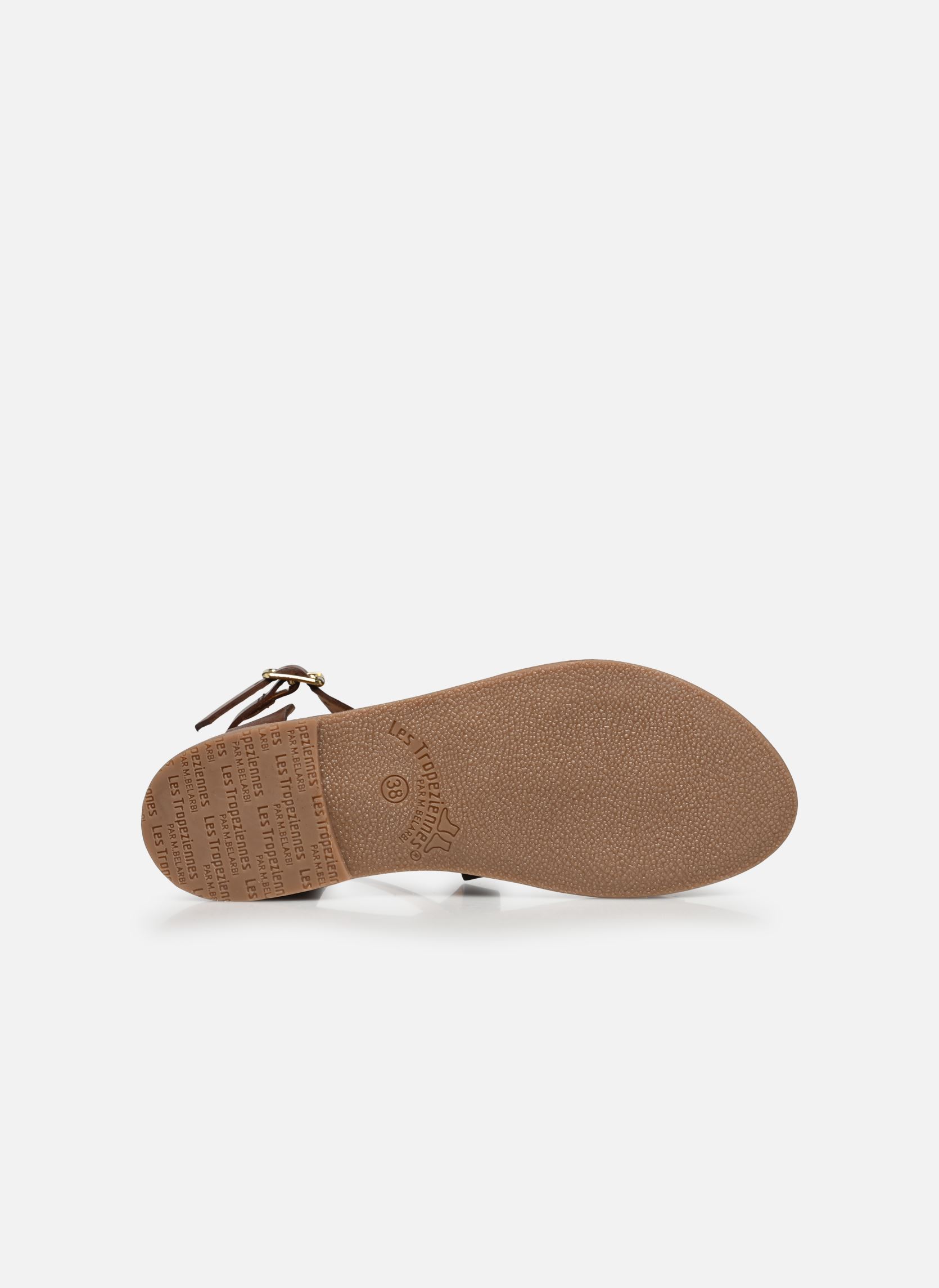 Sandales HIPAZ femme marron Les Tropéziennes par M Belarbi Sandales HIPAZ femme marron TAN/OR