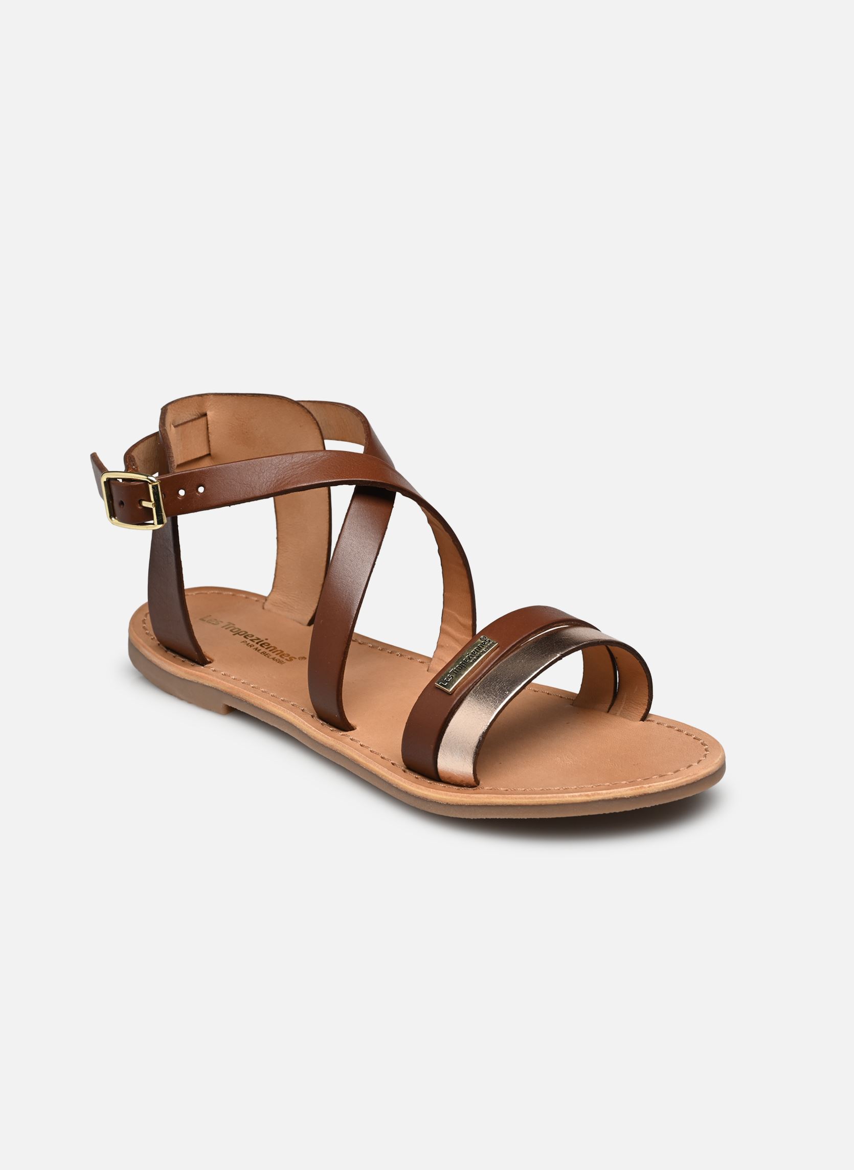 Sandales HIPAZ femme marron Les Tropéziennes par M Belarbi Sandales HIPAZ femme marron TAN/OR