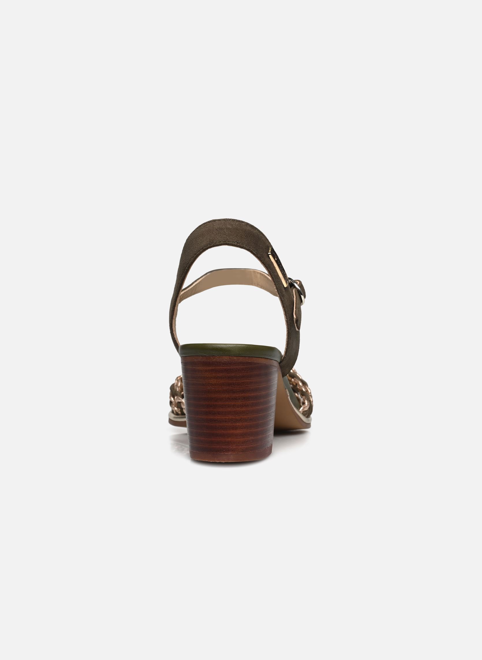 Sandales LANIA femme vert Les Tropéziennes par M Belarbi Sandales LANIA femme vert KAKI OR