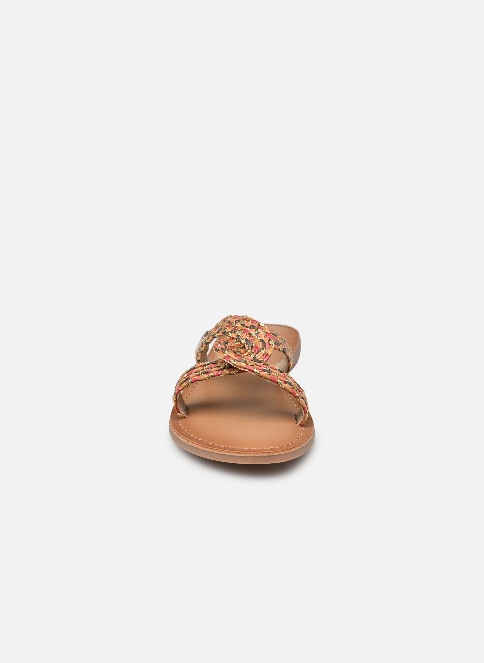 Mules CINA femme multicolore Les Tropéziennes par M Belarbi Mules CINA femme multicolore KAKI MULTI