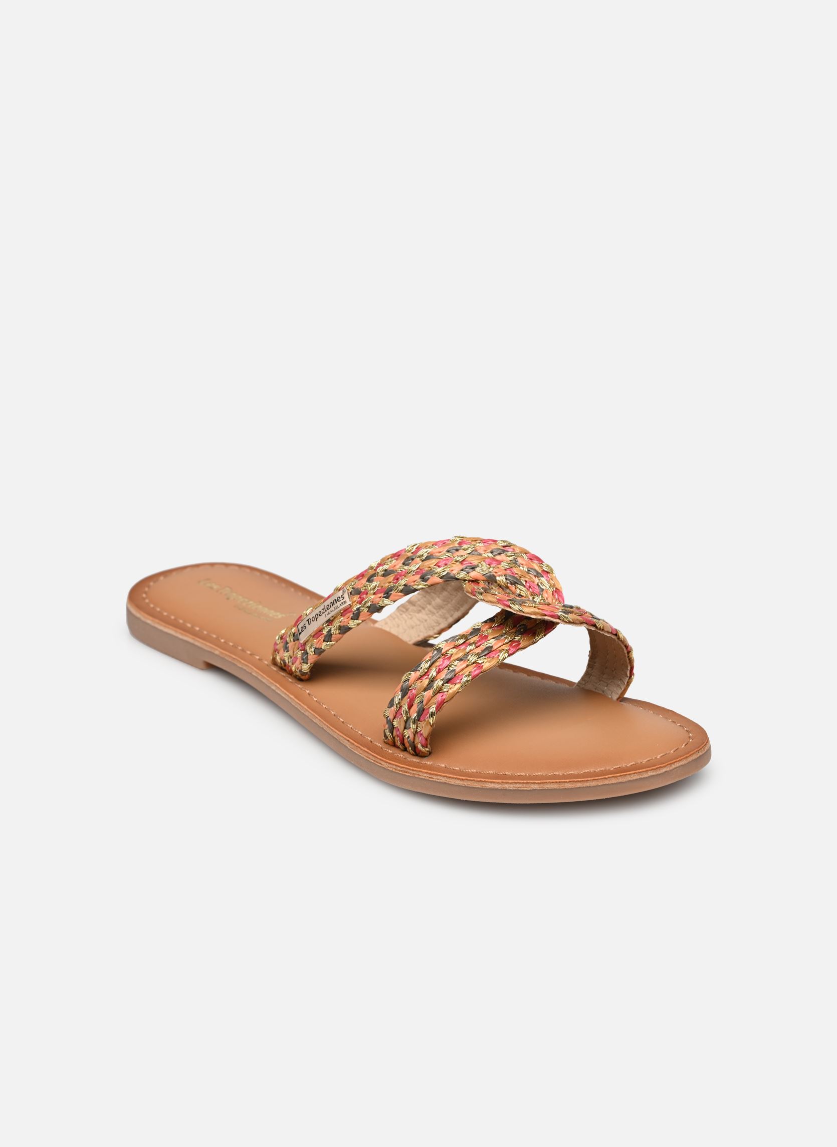 Mules CINA femme multicolore Les Tropéziennes par M Belarbi Mules CINA femme multicolore KAKI MULTI