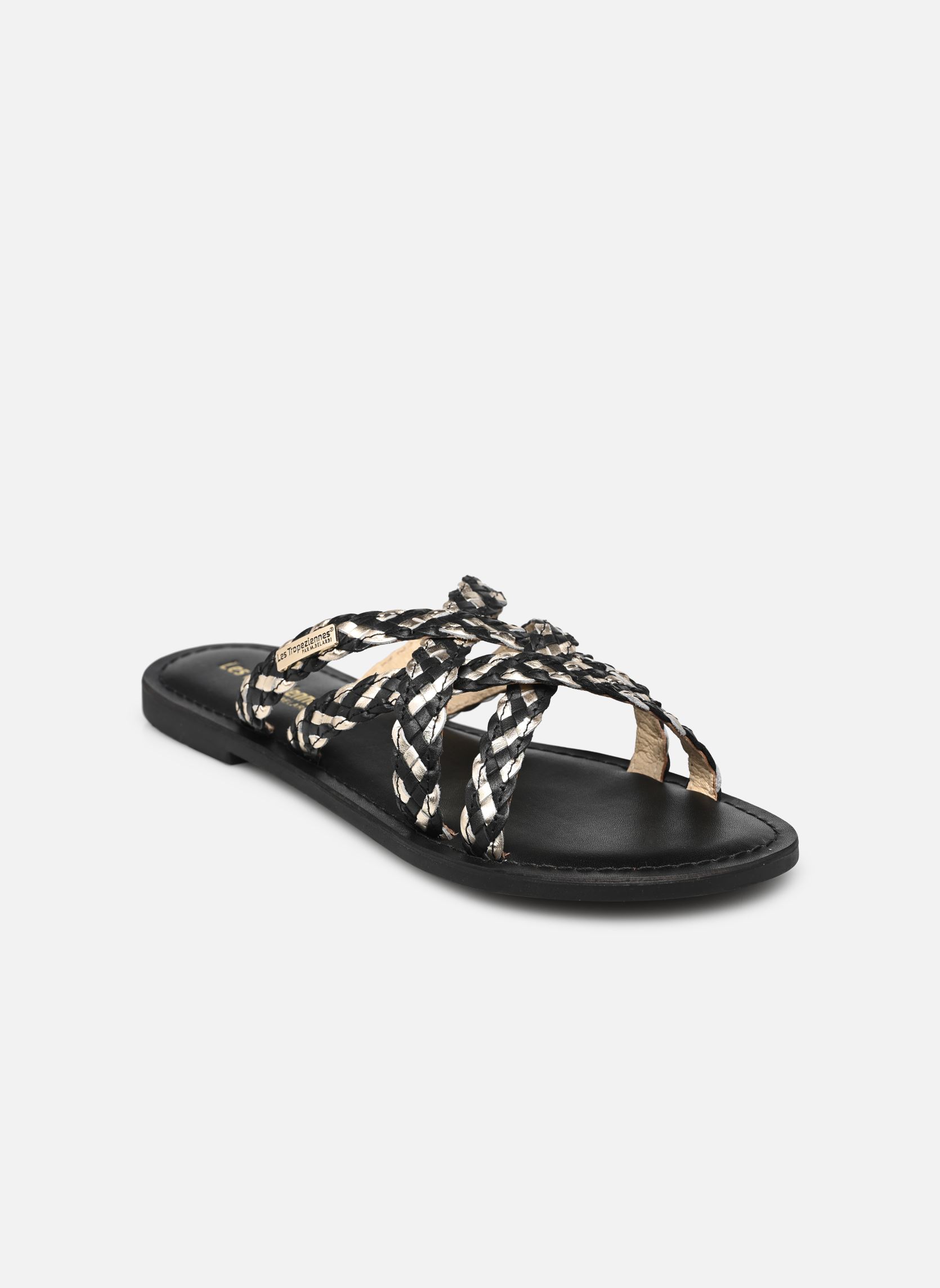 Mules DIAMSEO mujer negro Les Tropéziennes par M Belarbi Mules DIAMSEO mujer negro NOIR/OR