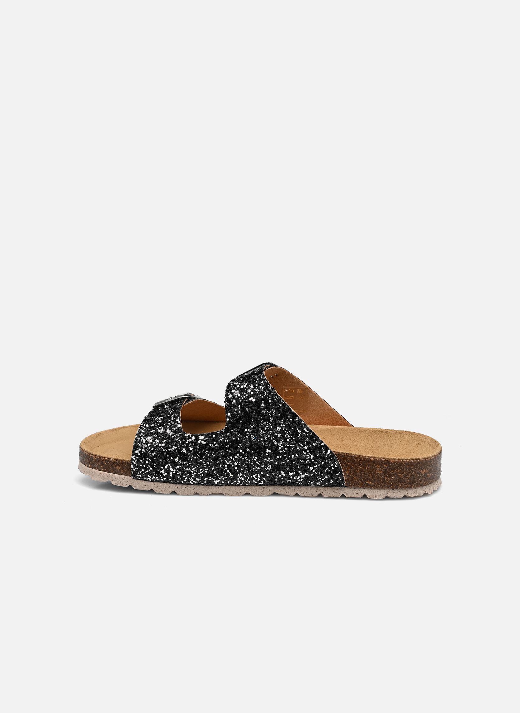 Mules ZAYETTE femme noir Les Tropéziennes par M Belarbi Mules ZAYETTE femme noir NOIR ARGENT