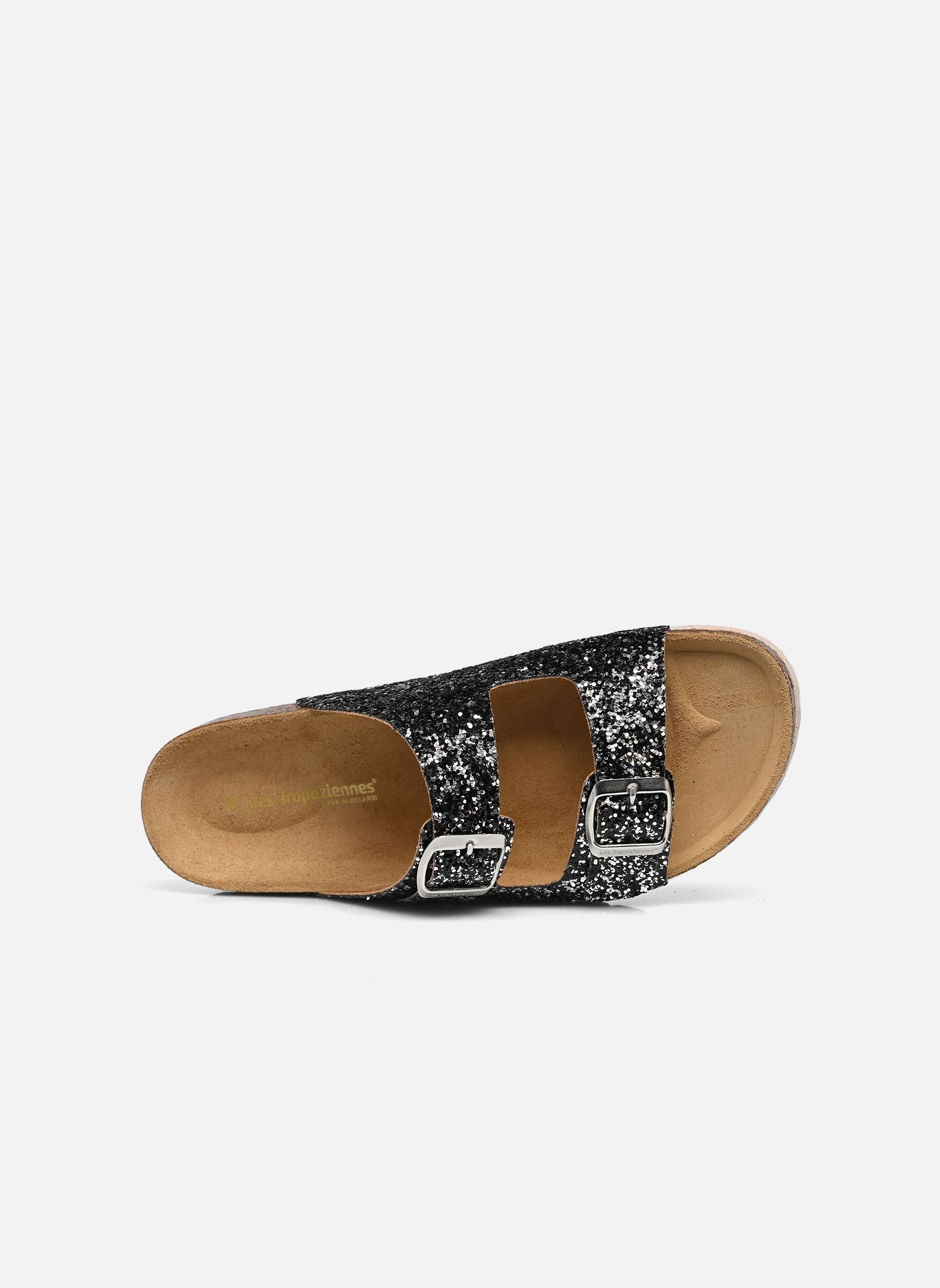 Mules ZAYETTE femme noir Les Tropéziennes par M Belarbi Mules ZAYETTE femme noir NOIR ARGENT