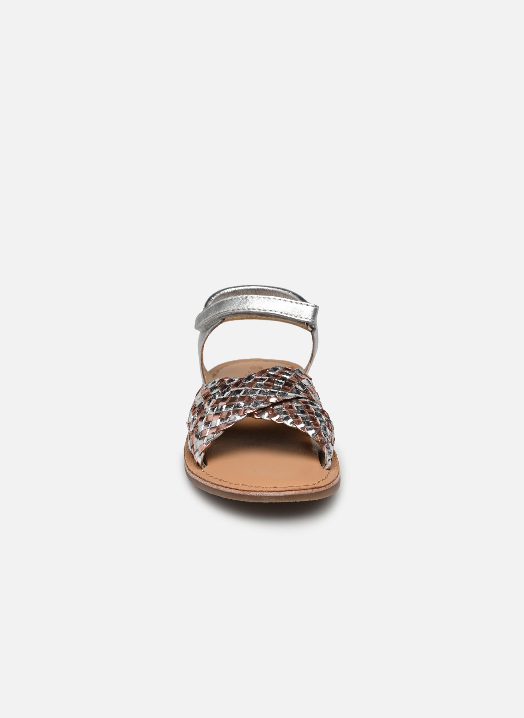 Sandalen Canibraid mädchen silber Mod8 Sandalen Canibraid mädchen silber ARGENT - ROSE OR