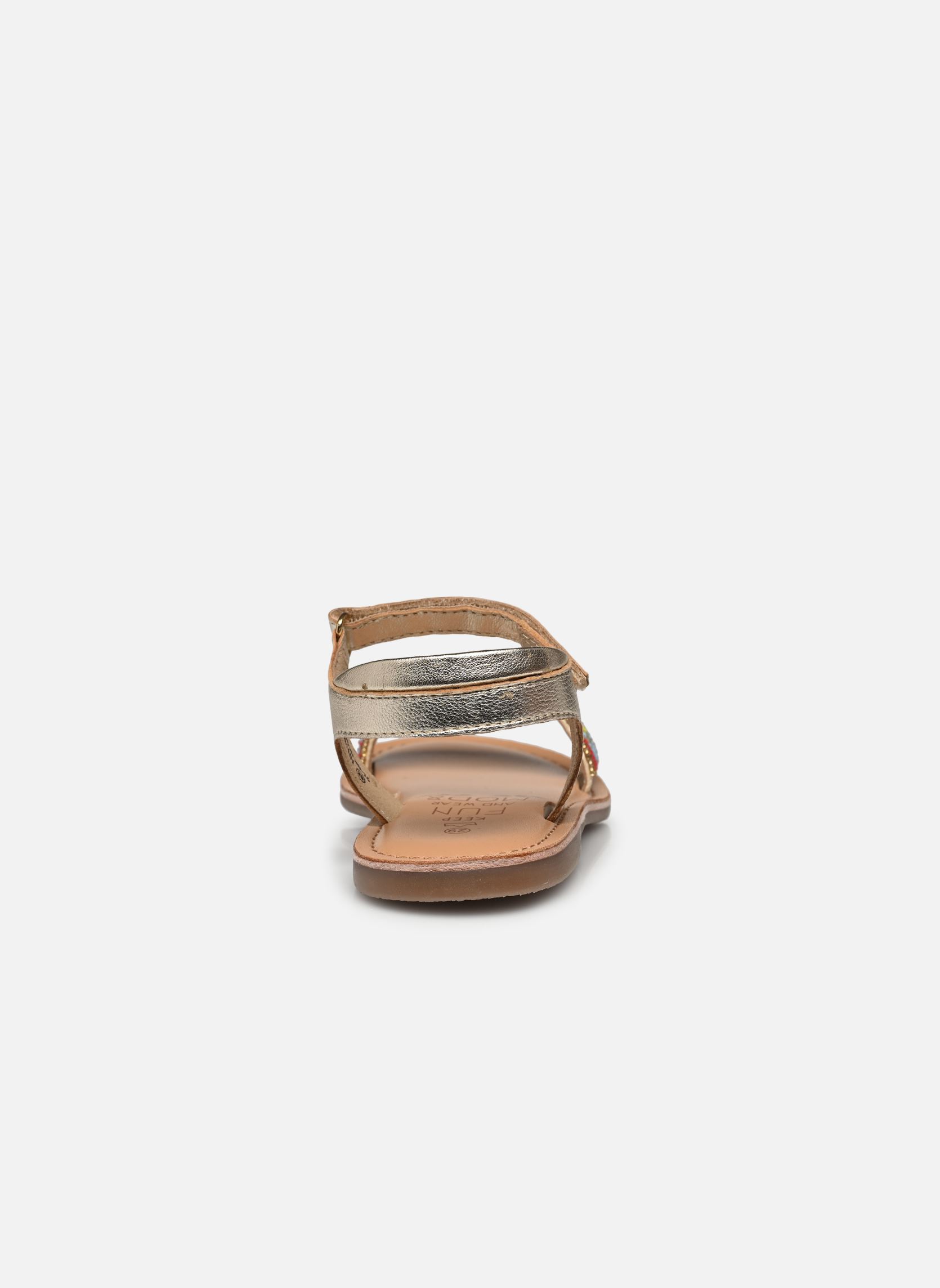 Sandalen Capearls mädchen gold und bronze Mod8 Sandalen Capearls mädchen gold und bronze OR - MULTICO PERLES