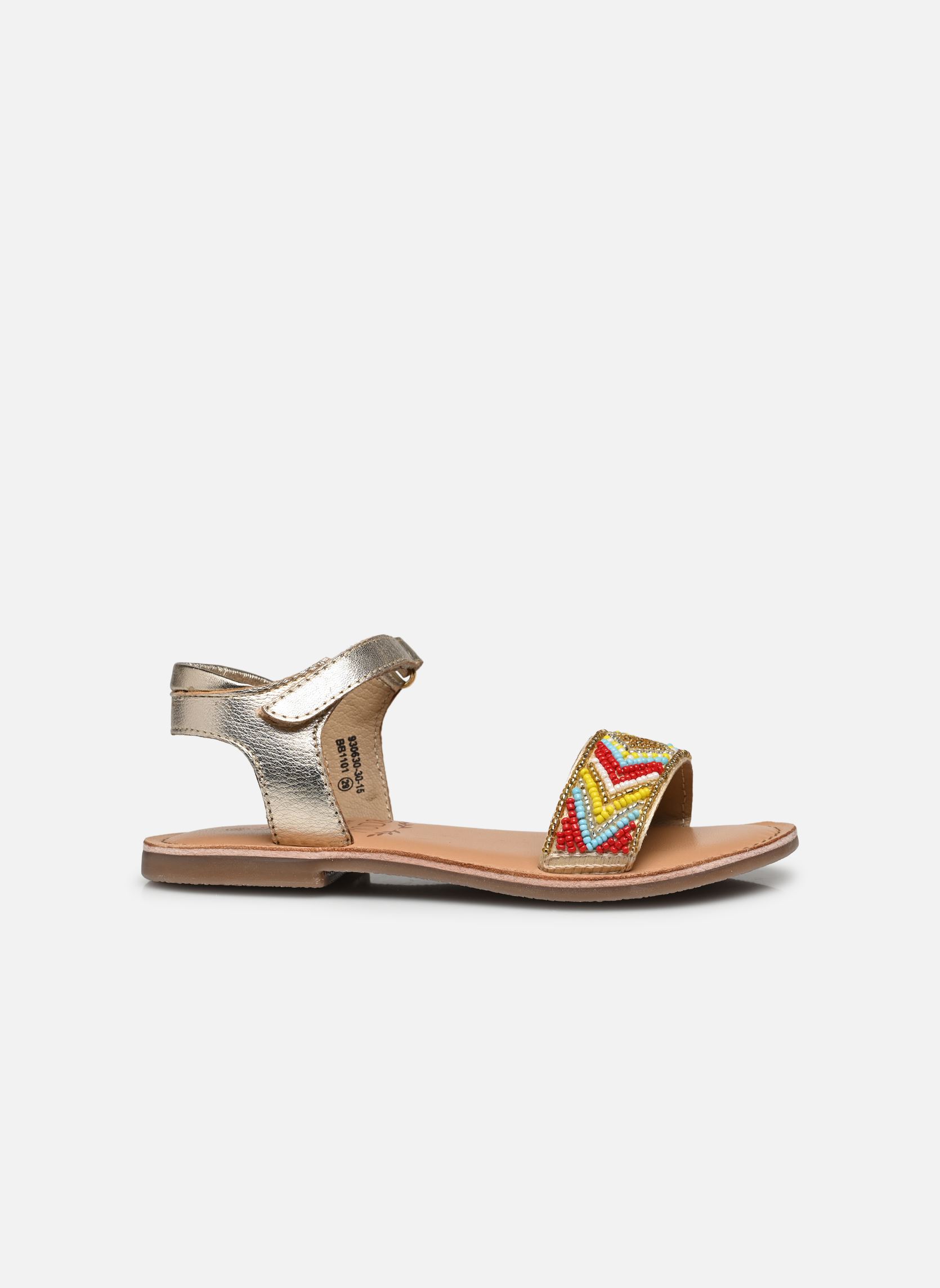 Sandalen Capearls mädchen gold und bronze Mod8 Sandalen Capearls mädchen gold und bronze OR - MULTICO PERLES