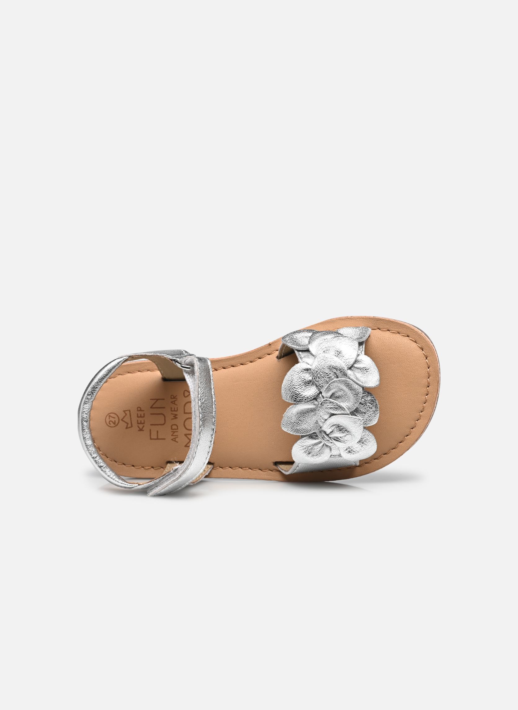 Sandales Cloknot fille argent Mod8 Sandales Cloknot fille argent ARGENT