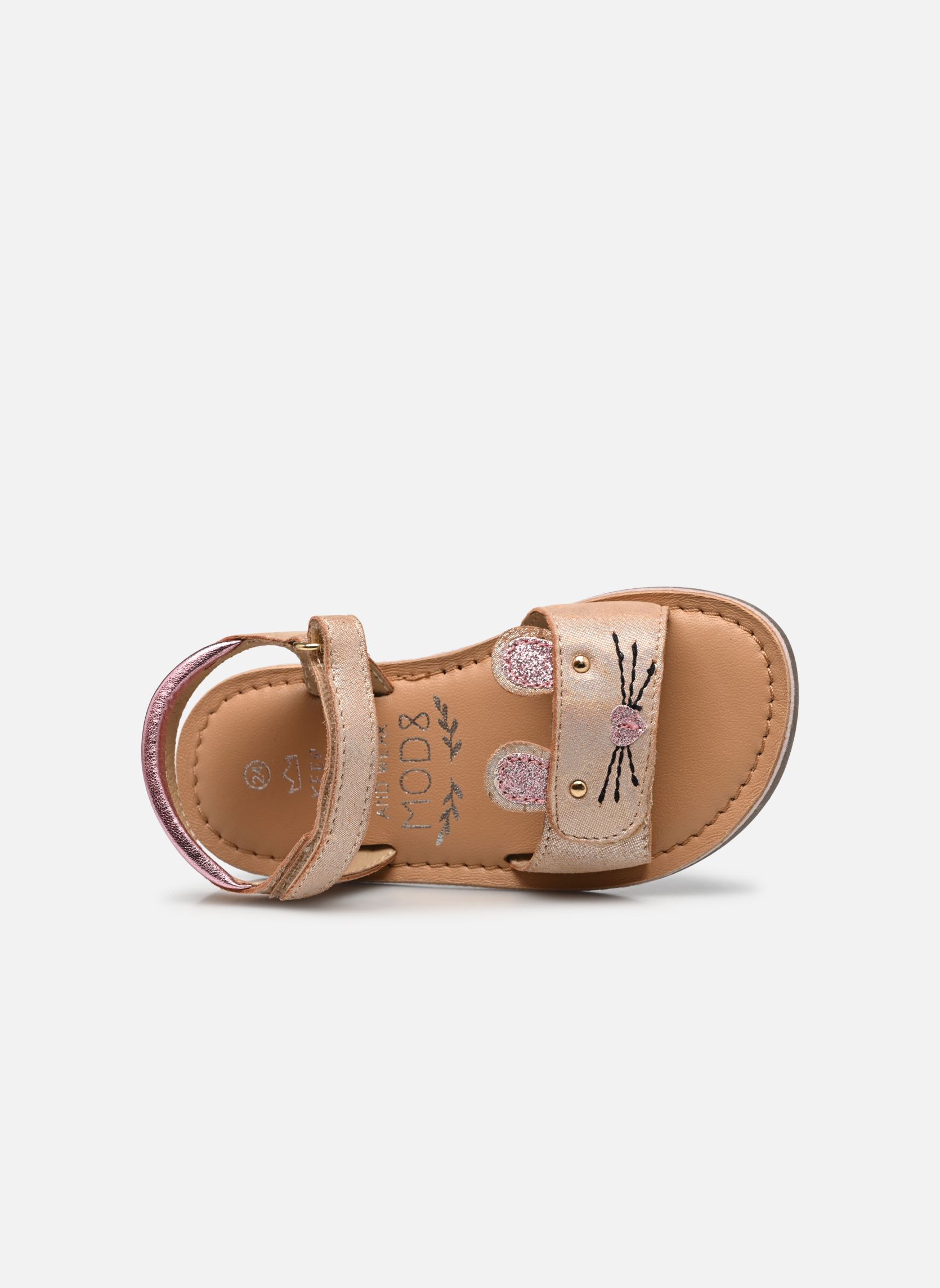 Sandalen Cloonie mädchen rosa Mod8 Sandalen Cloonie mädchen rosa ROSE MÉTAL
