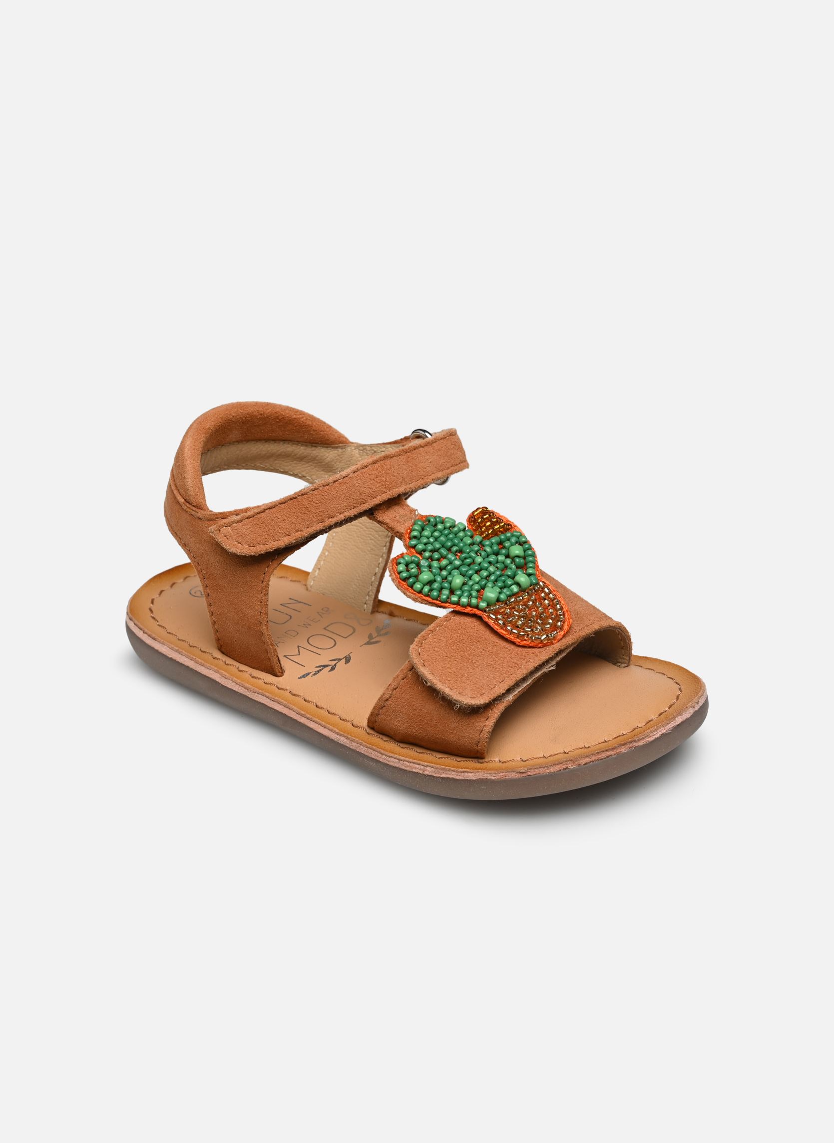Sandalen Cloonimals mädchen braun Mod8 Sandalen Cloonimals mädchen braun ORANGE + CACTUS