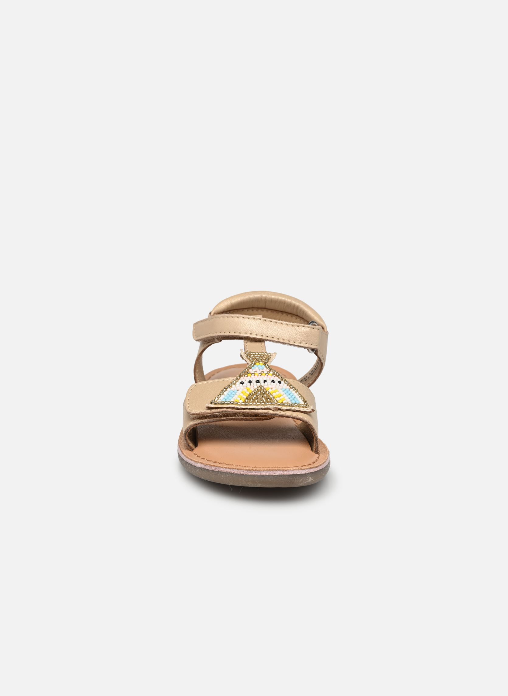 Sandales Cloonimals fille or et bronze Mod8 Sandales Cloonimals fille or et bronze OR + TIPI