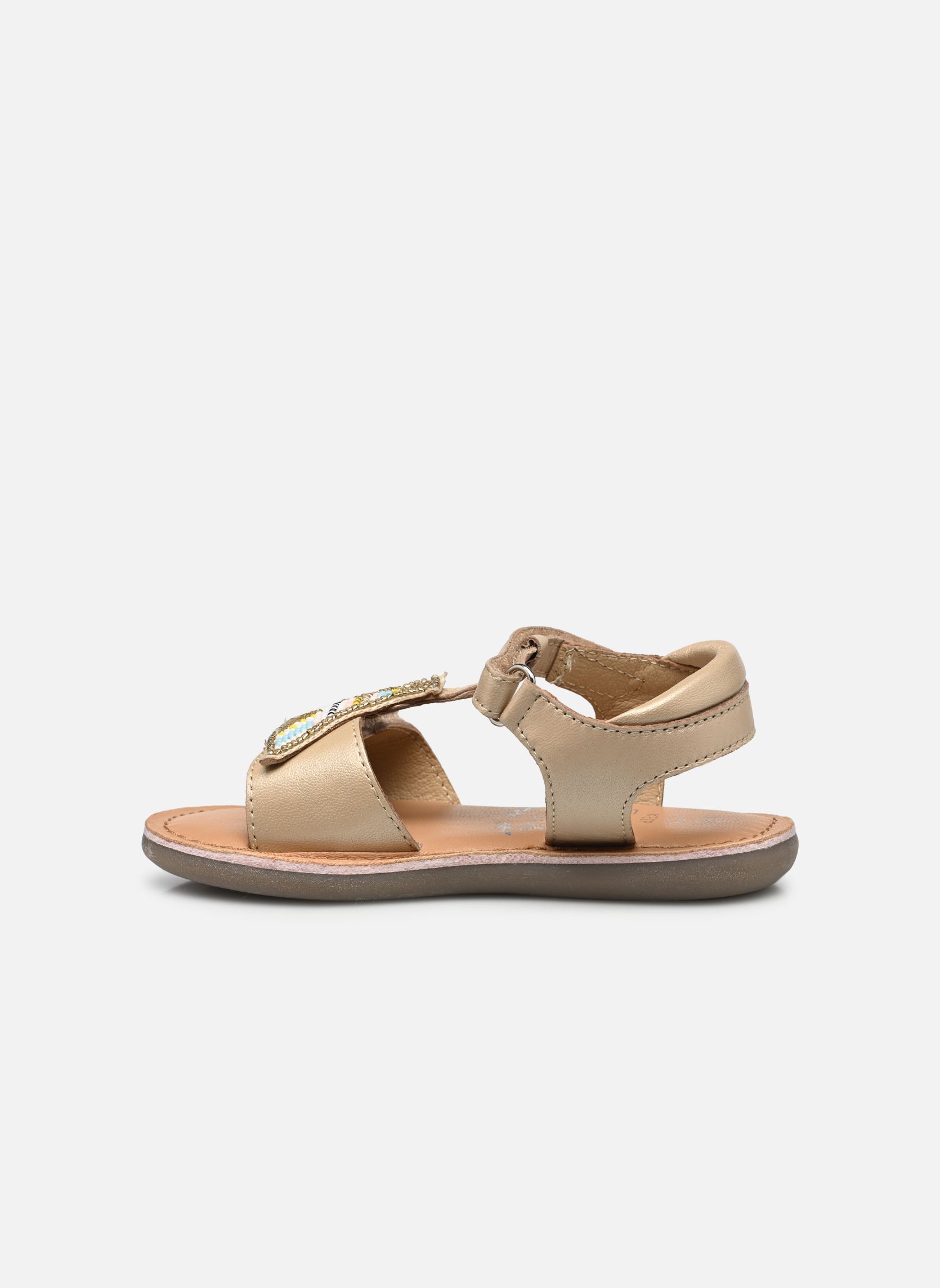 Sandales Cloonimals fille or et bronze Mod8 Sandales Cloonimals fille or et bronze OR + TIPI