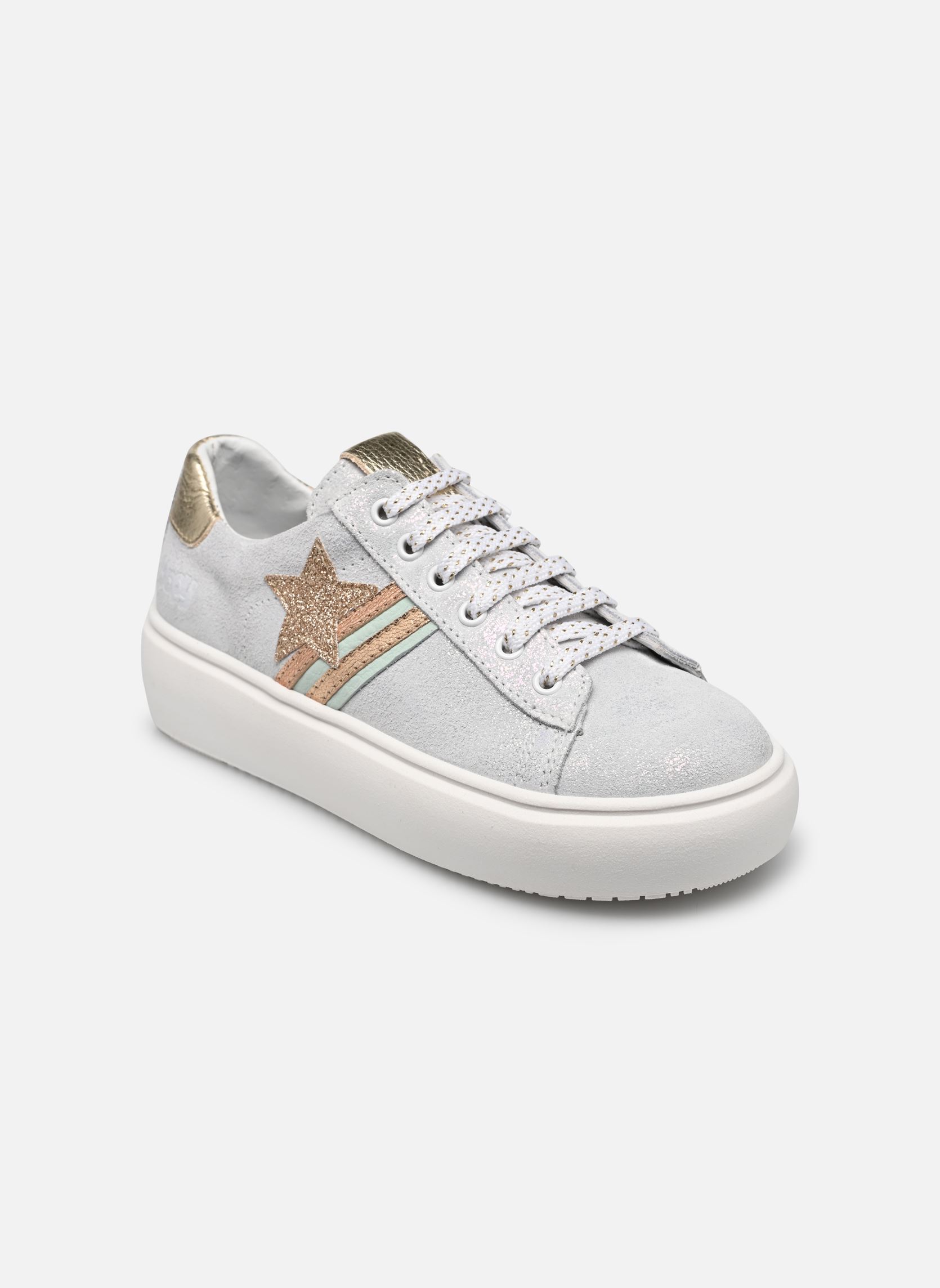 Niedrige Sneaker Sarabi mädchen weiß Bopy Niedrige Sneaker Sarabi mädchen weiß BLANC NACRÉ