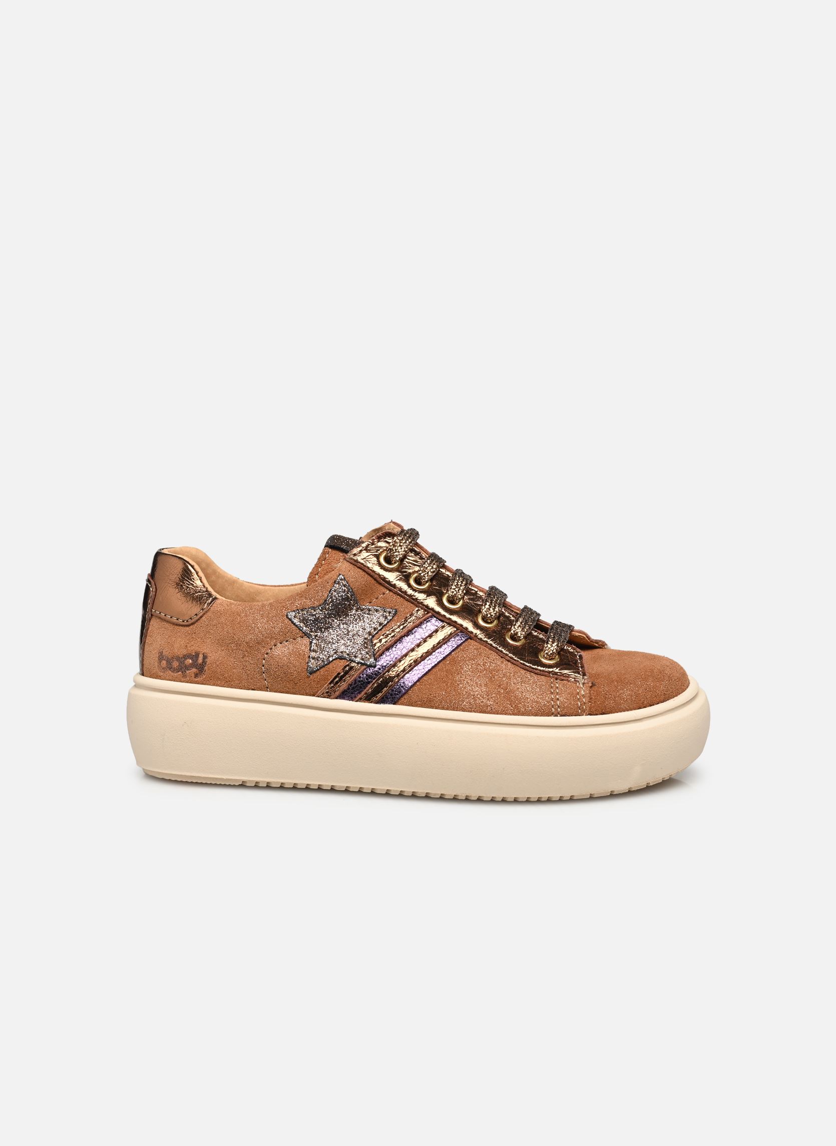 Niedrige Sneaker Sarabi mädchen braun Bopy Niedrige Sneaker Sarabi mädchen braun COGNAC