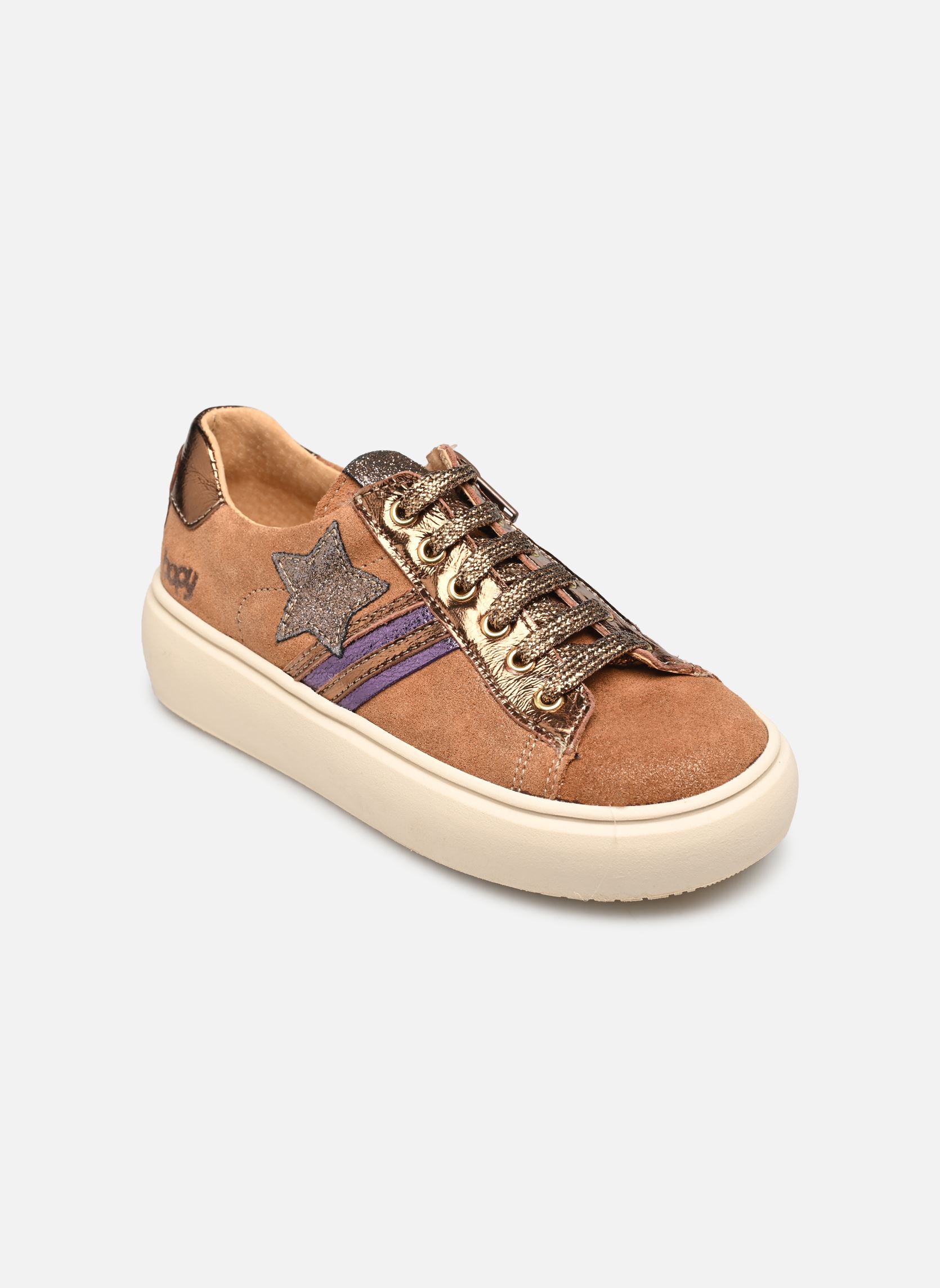 Niedrige Sneaker Sarabi mädchen braun Bopy Niedrige Sneaker Sarabi mädchen braun COGNAC