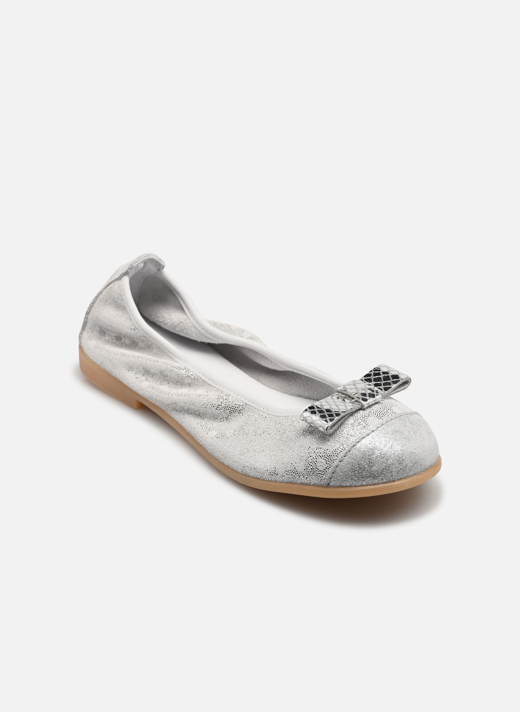 Ballerinas Soda mädchen silber Bopy Ballerinas Soda mädchen silber WHITE