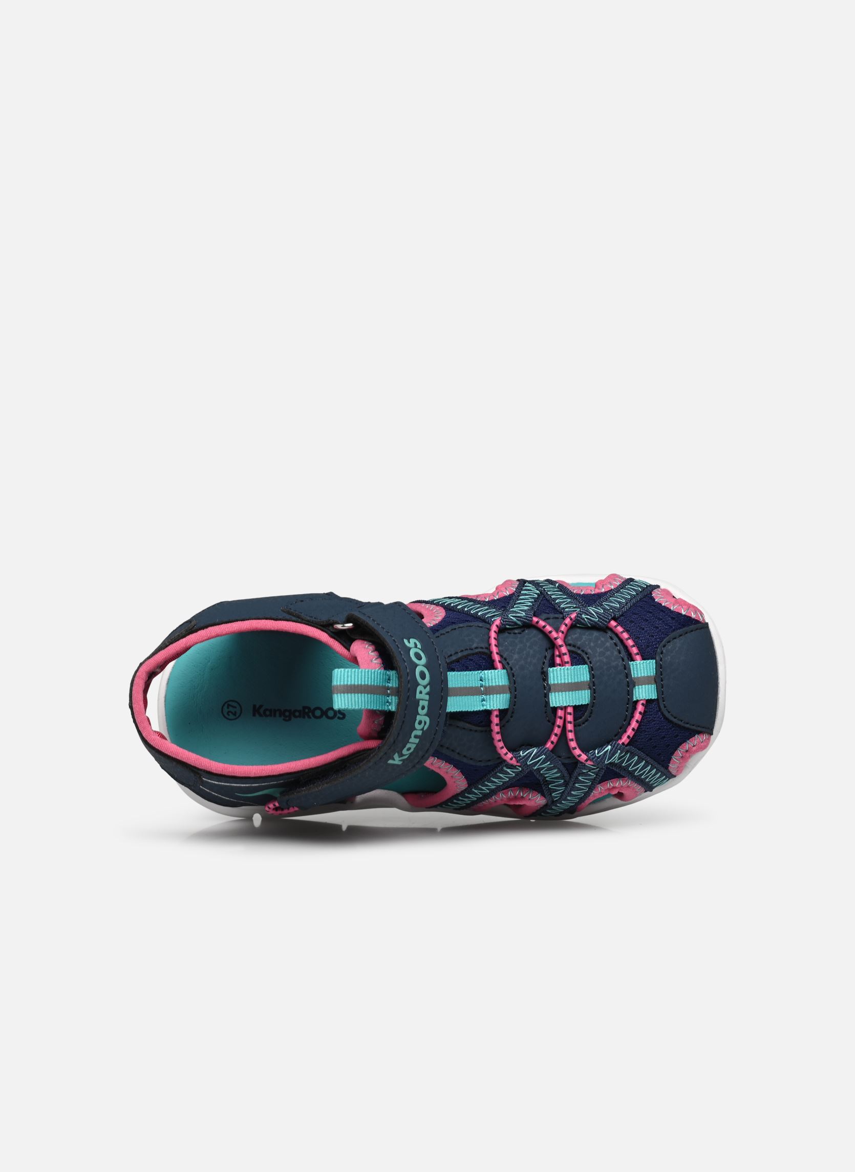 Sandales K-Lil EV fille bleu Kangaroos Sandales K-Lil EV fille bleu DK NAVY/DAISY PINK