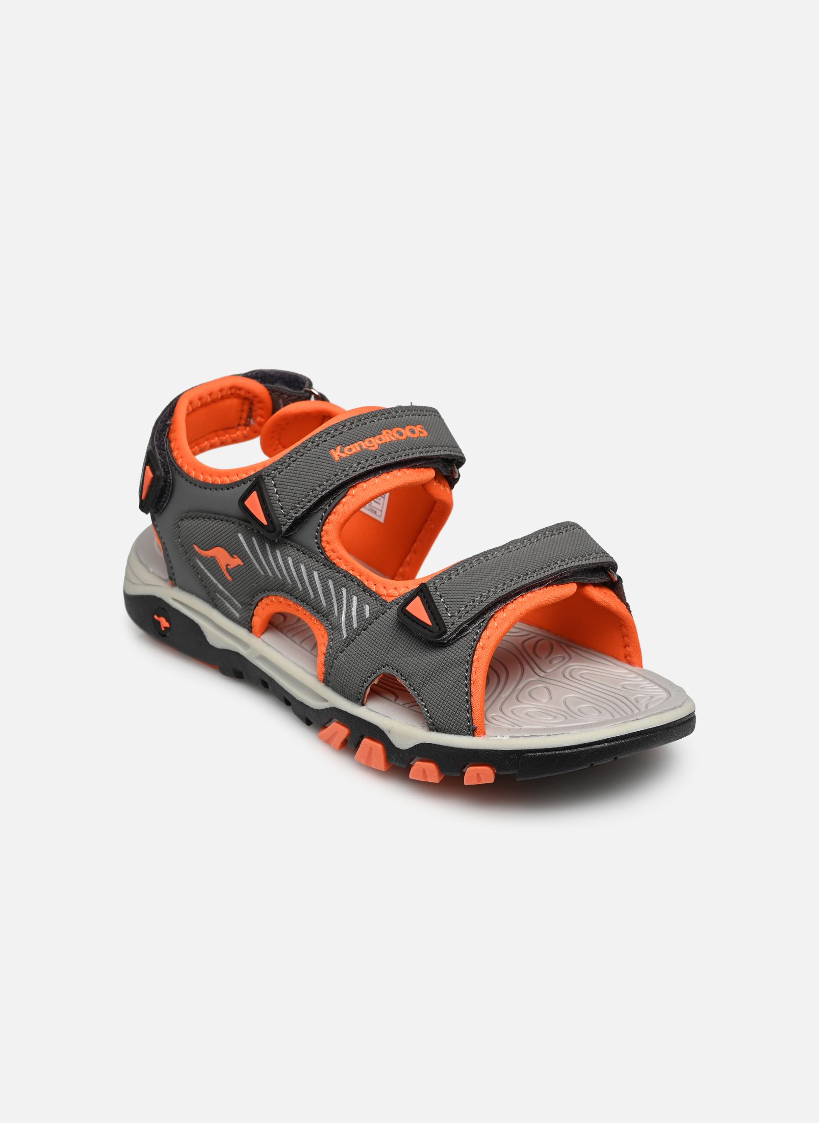 Sandales K-Celtic Barbo garçon gris Kangaroos Sandales K-Celtic Barbo garçon gris STEEL GREY/FLAME