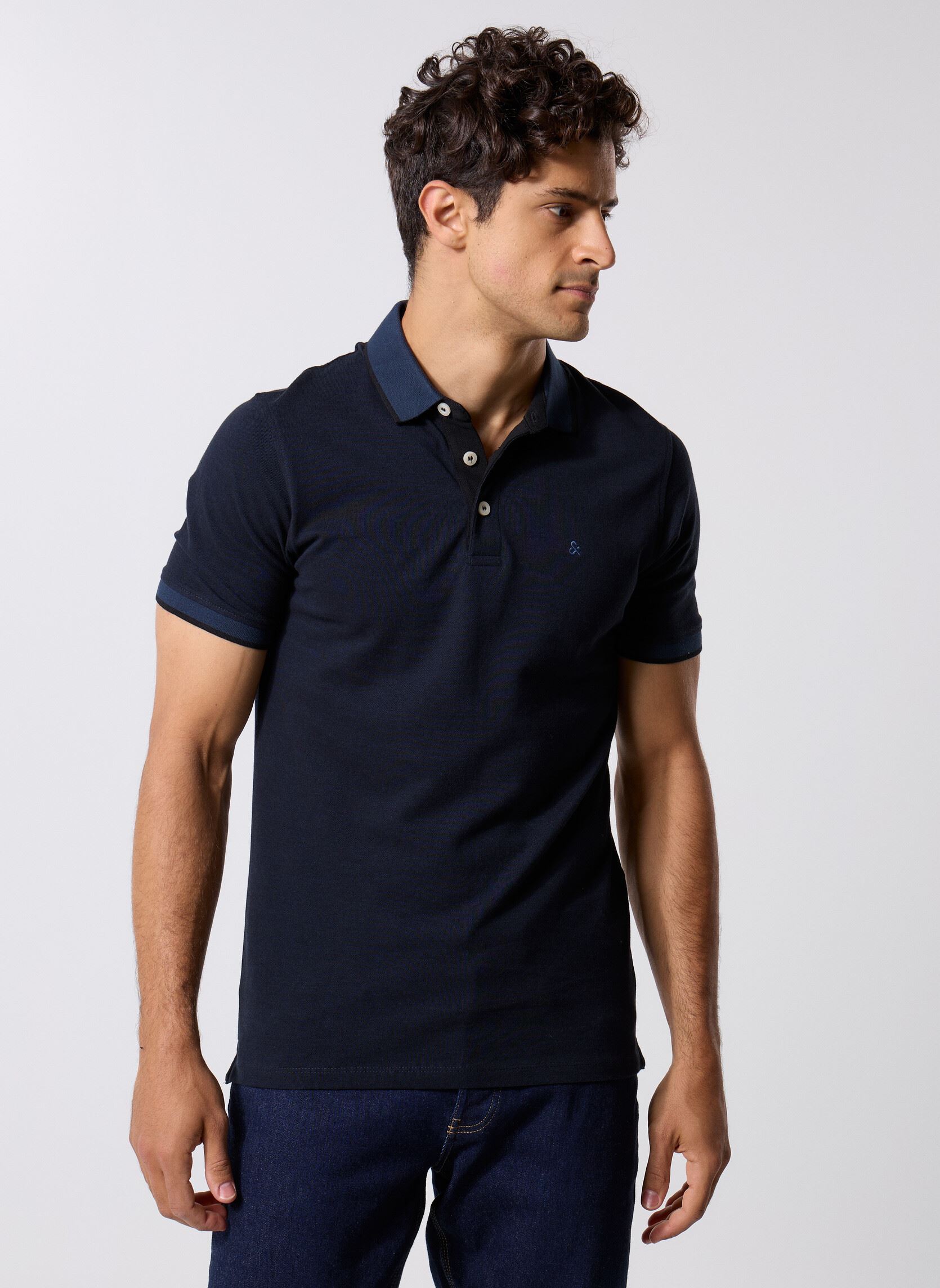 Vêtements Jack & Jones Jjepaulos Polo Ss pour Homme
