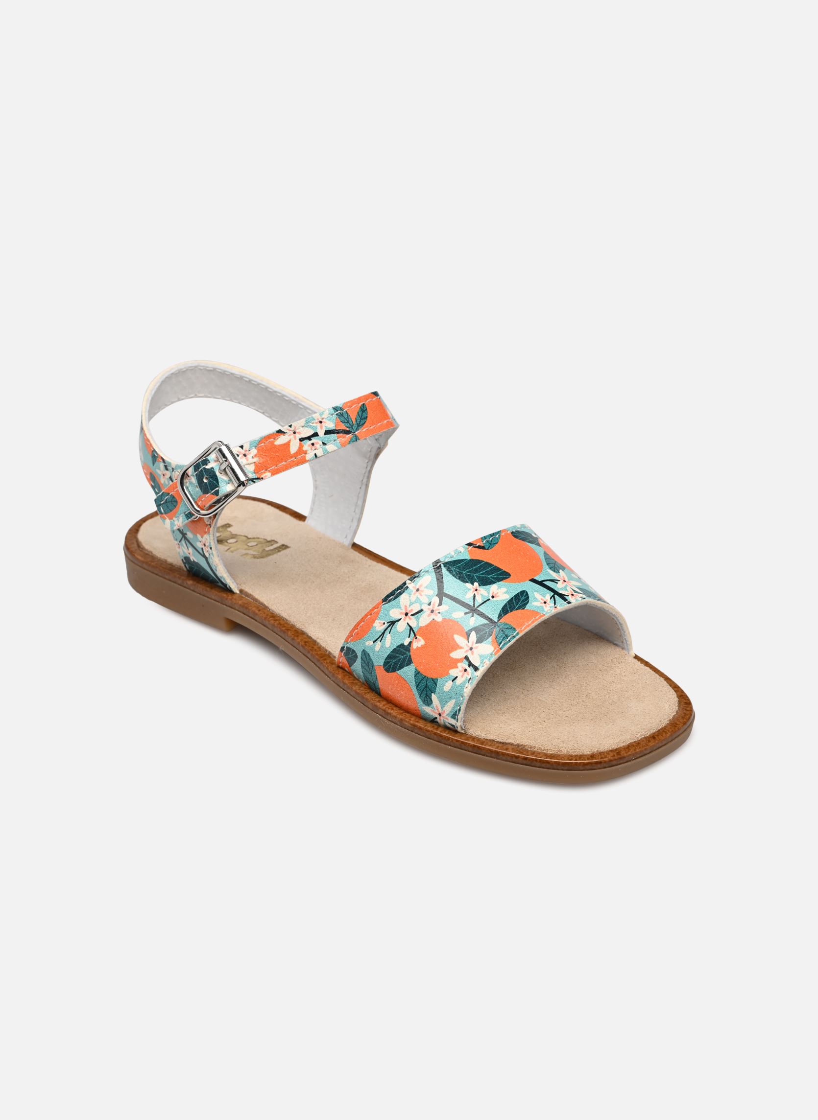 Sandales Echo fille multicolore Bopy Sandales Echo fille multicolore ORANGE VERNIS