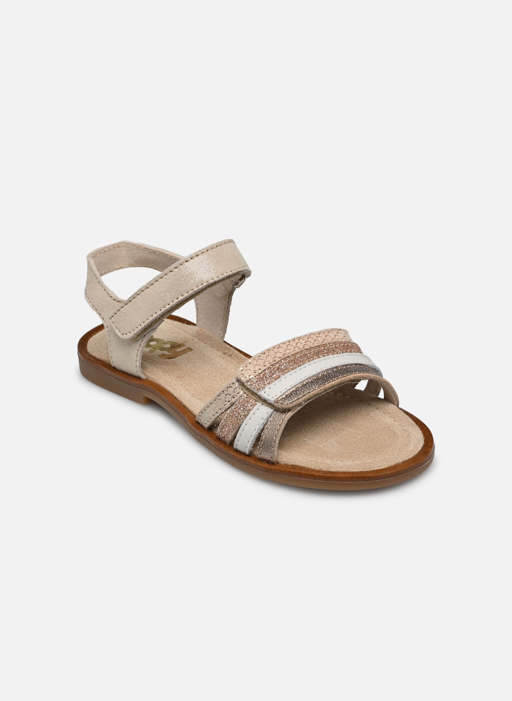 Sandales Espavel fille or et bronze Bopy Sandales Espavel fille or et bronze OR