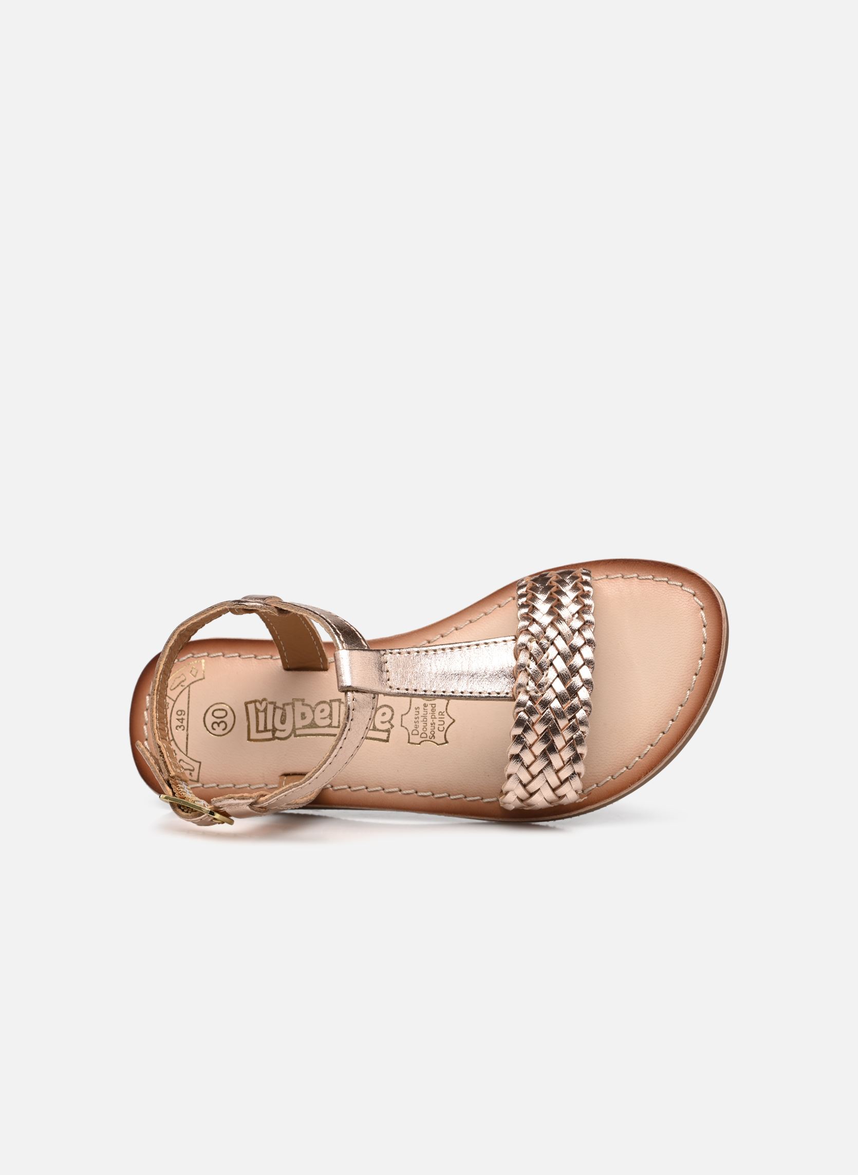 Sandales Felce Lilybellule fille or et bronze Bopy Sandales Felce Lilybellule fille or et bronze OR