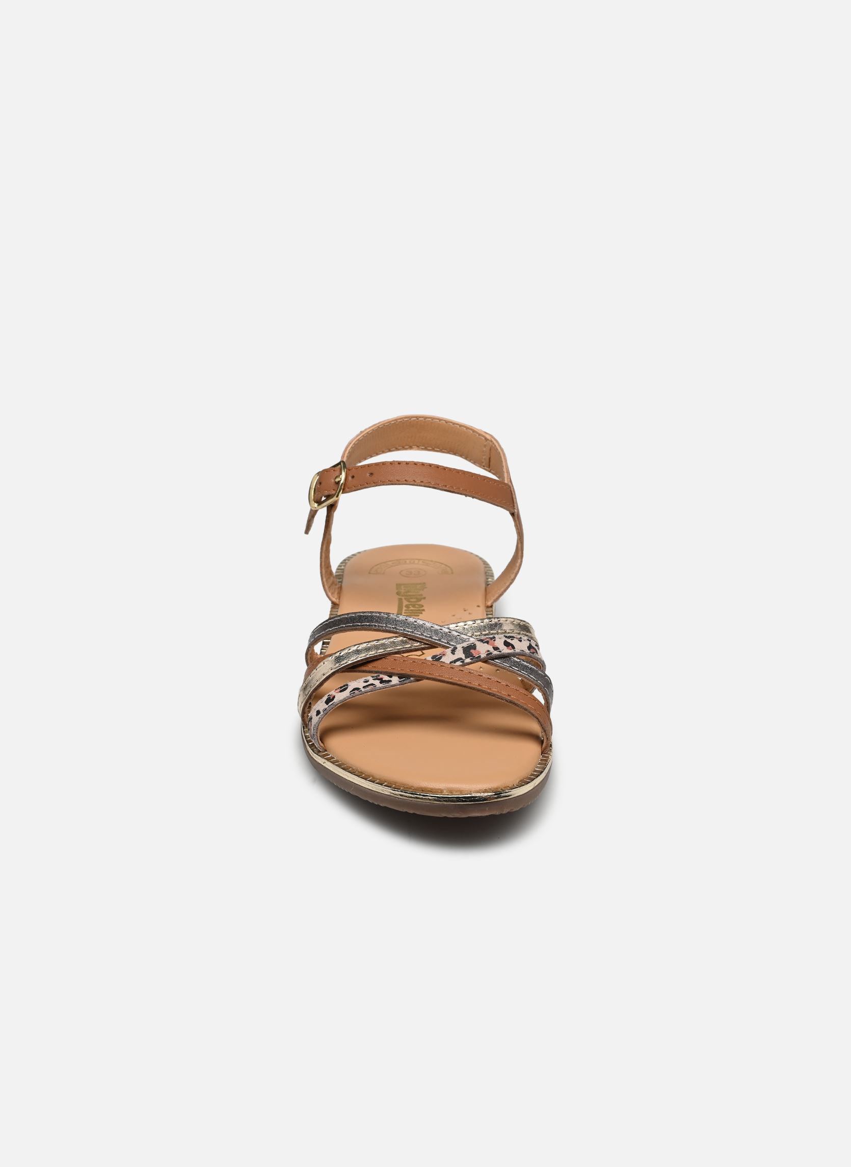 Sandalias Fourquerolle Lilybellule niña marrón Bopy Sandalias Fourquerolle Lilybellule niña marrón CARAMEL