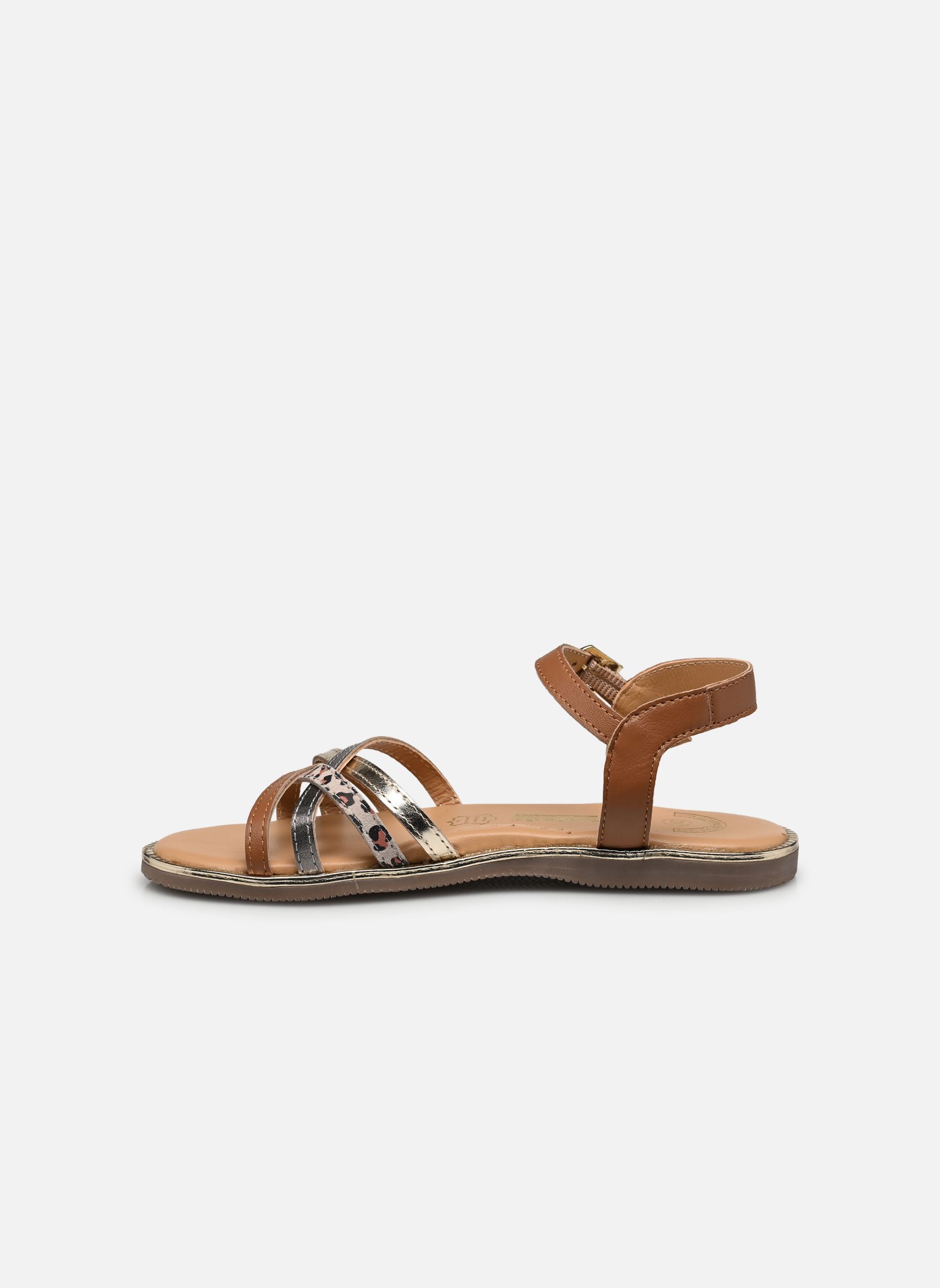 Sandalias Fourquerolle Lilybellule niña marrón Bopy Sandalias Fourquerolle Lilybellule niña marrón CARAMEL