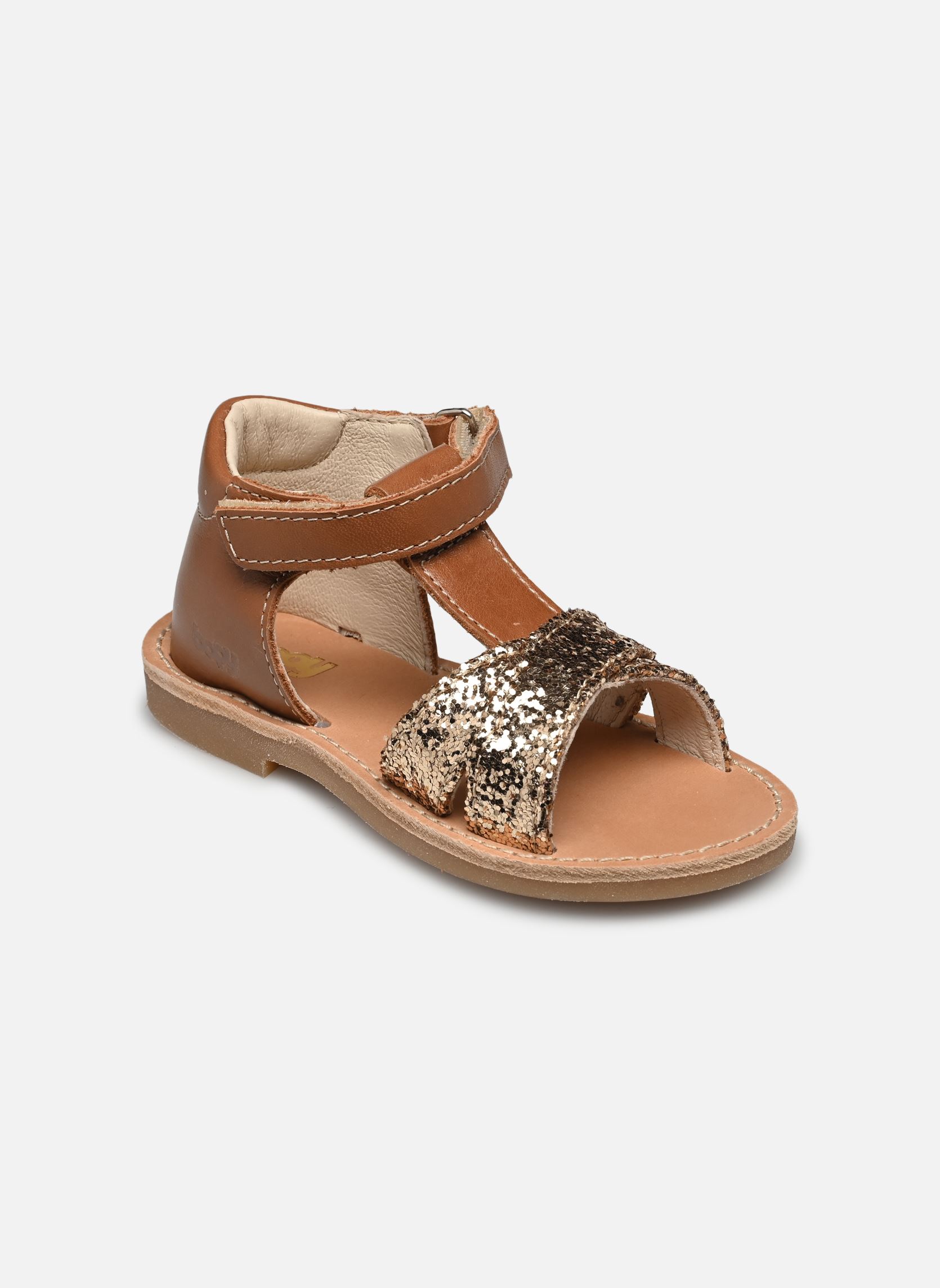 Sandales Raminal fille marron Bopy Sandales Raminal fille marron CARAMEL