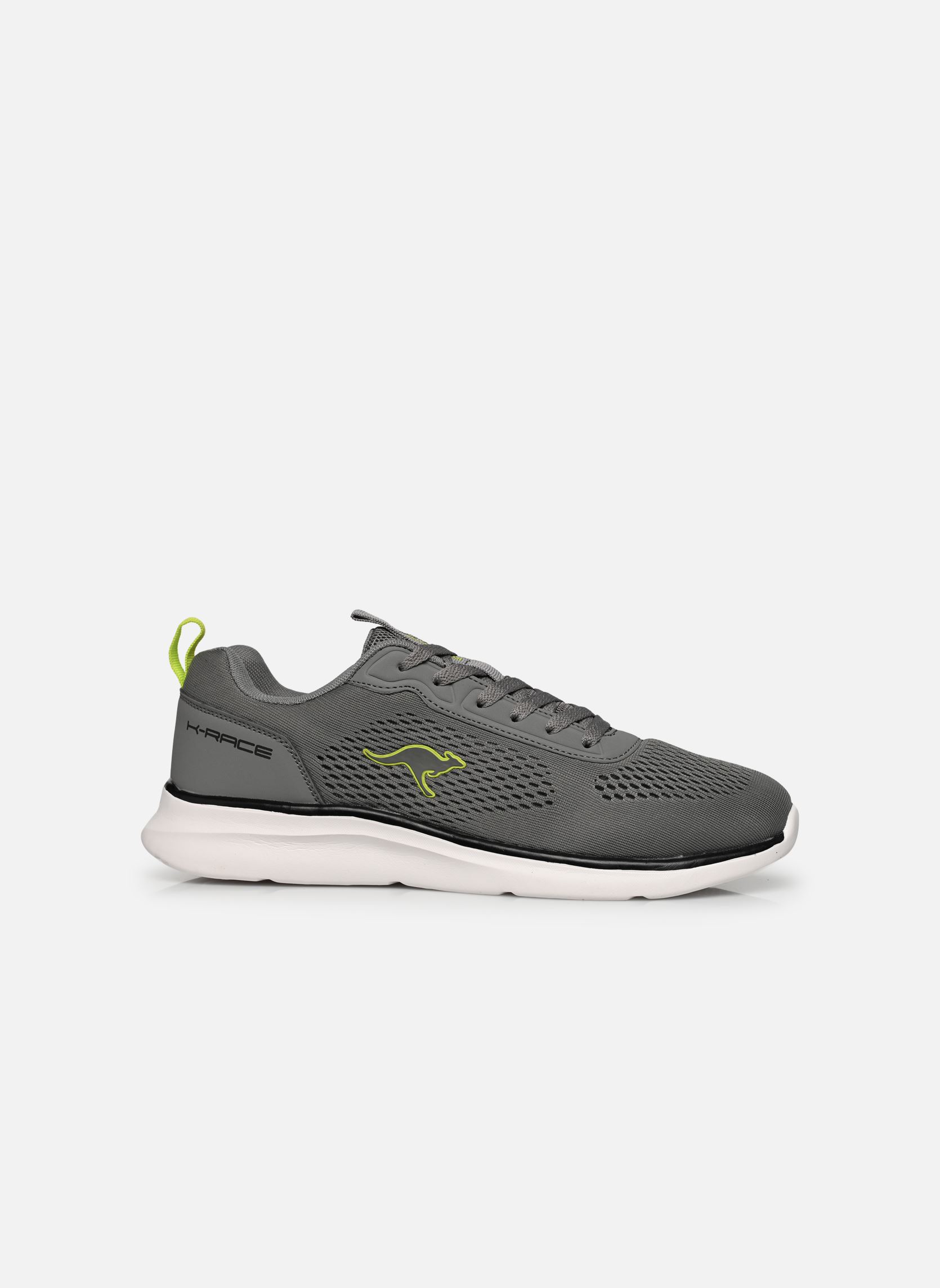 Niedrige Sneaker K-Race Stan herren grau Kangaroos Niedrige Sneaker K-Race Stan herren grau ultimate grey/lime