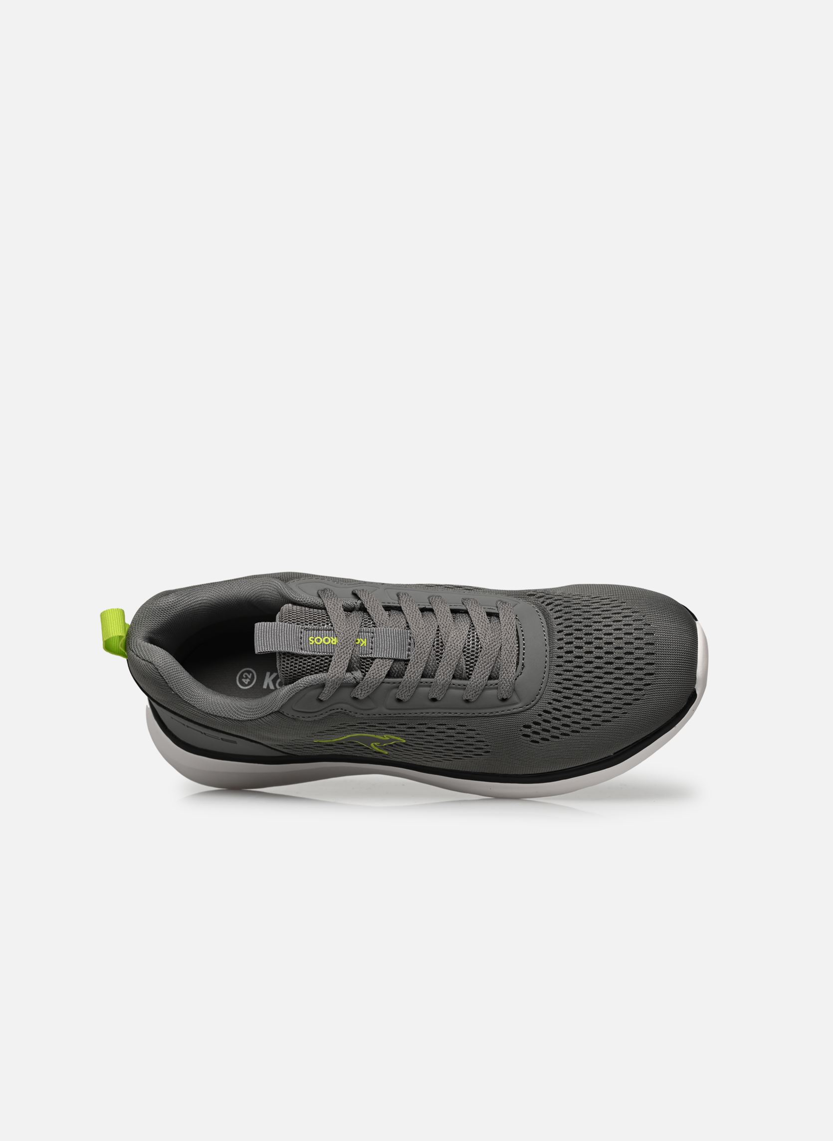 Niedrige Sneaker K-Race Stan herren grau Kangaroos Niedrige Sneaker K-Race Stan herren grau ultimate grey/lime
