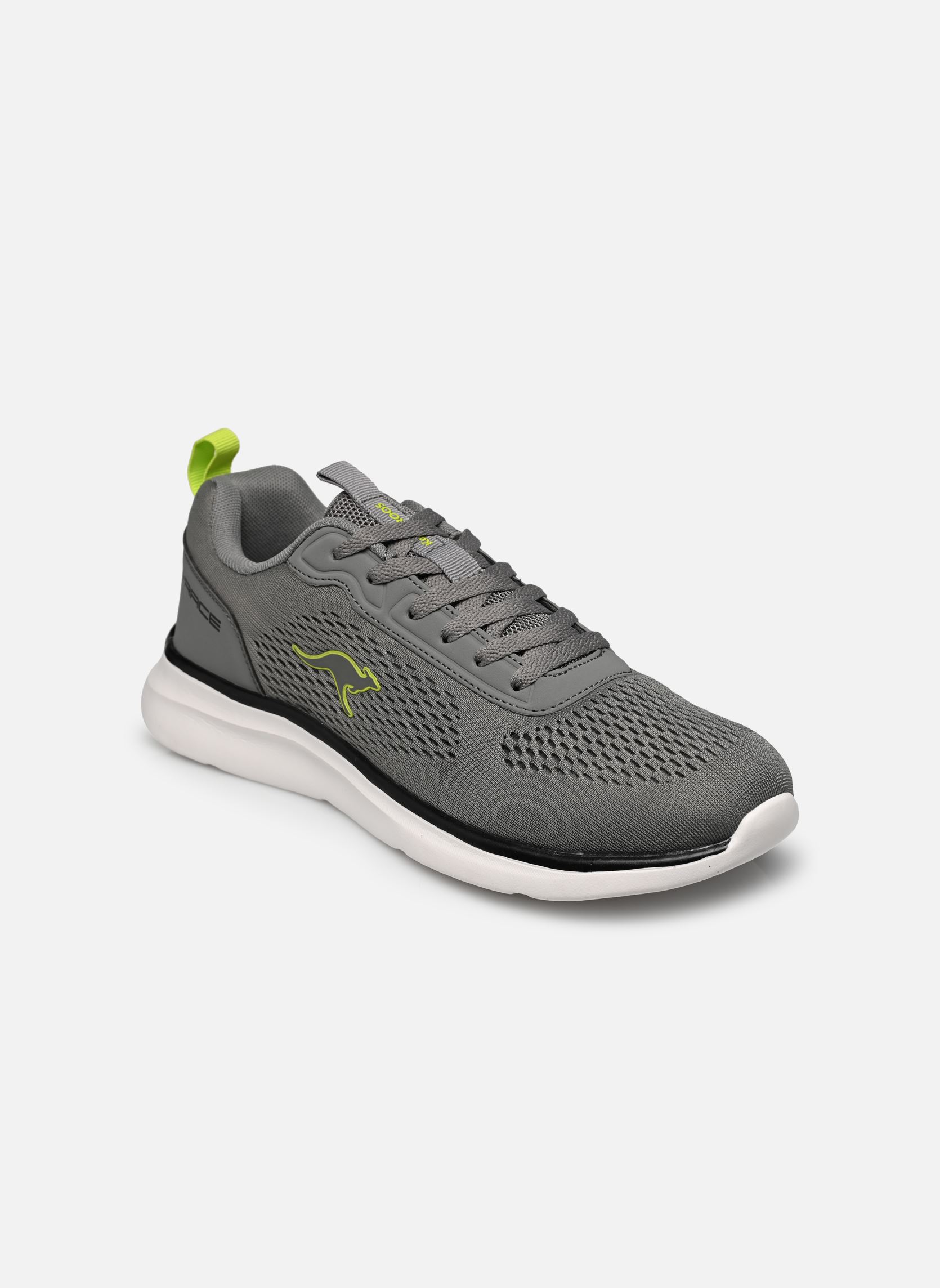 Niedrige Sneaker K-Race Stan herren grau Kangaroos Niedrige Sneaker K-Race Stan herren grau ultimate grey/lime