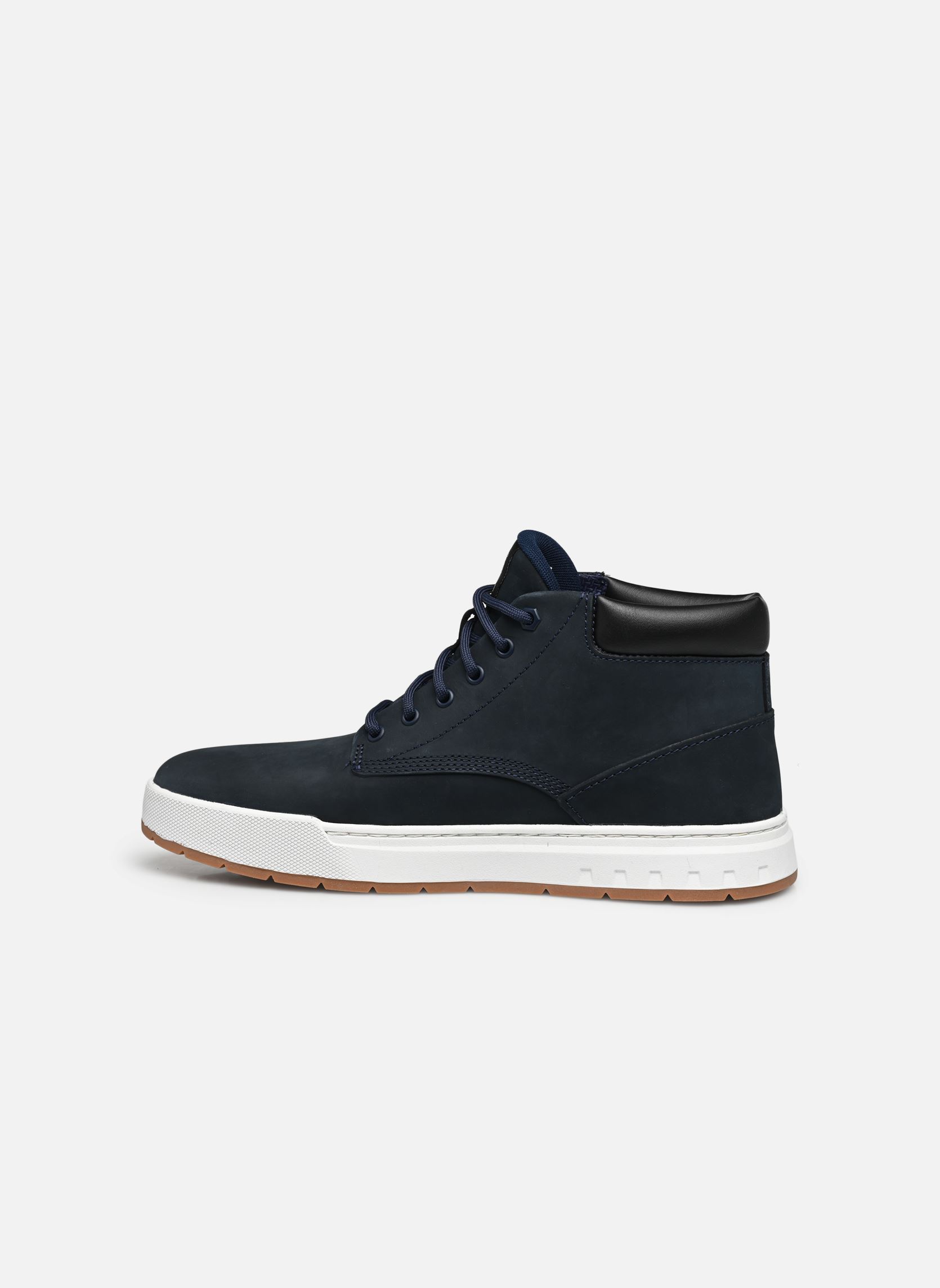 Hoge sneakers Maple Grove Lthr Chk heren zwart Timberland Hoge sneakers Maple Grove Lthr Chk heren zwart BLACK IRIS NUBUCK