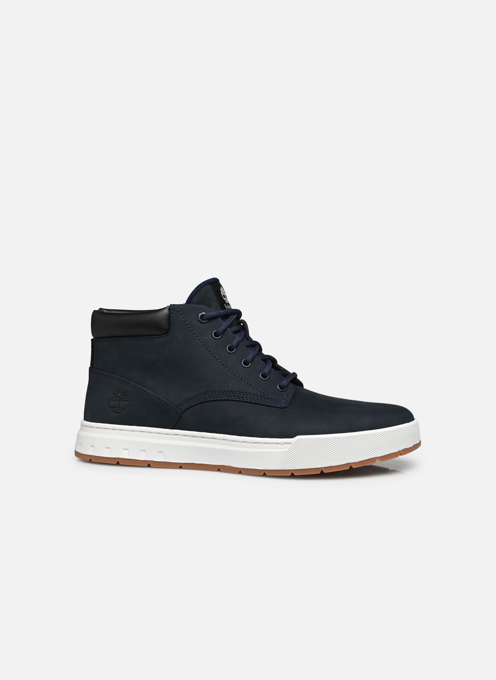 Hoge sneakers Maple Grove Lthr Chk heren zwart Timberland Hoge sneakers Maple Grove Lthr Chk heren zwart BLACK IRIS NUBUCK