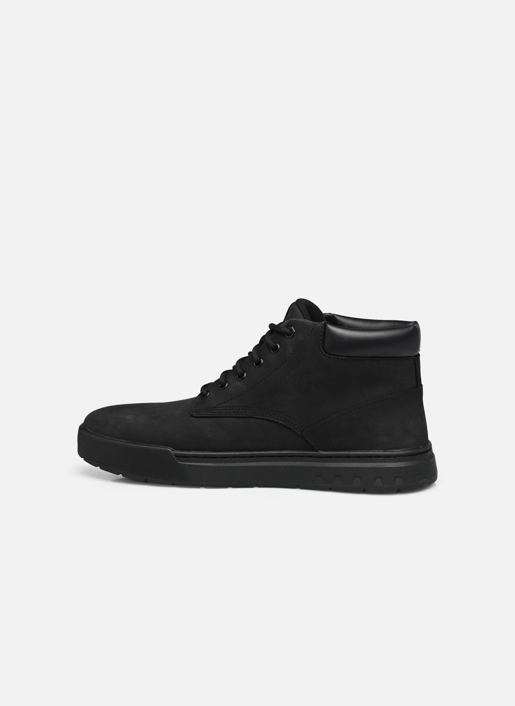 Hoge sneakers Maple Grove Lthr Chk heren zwart Timberland Hoge sneakers Maple Grove Lthr Chk heren zwart BLACKOUT NUBUCK