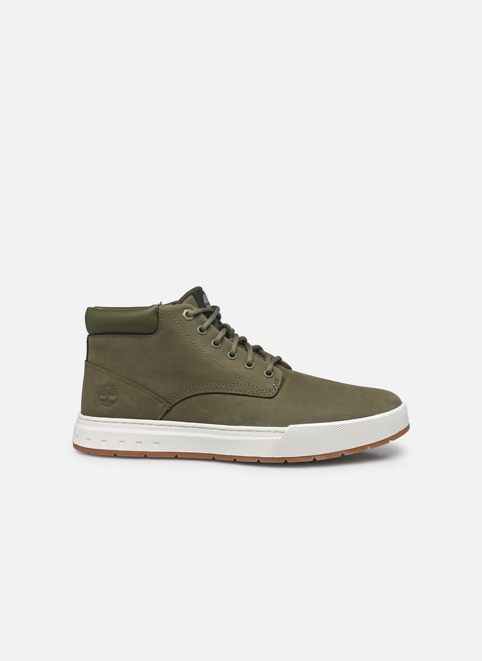 Sneakers alte Maple Grove Lthr Chk uomo verde Timberland Sneakers alte Maple Grove Lthr Chk uomo verde DEEP LICHEN GREEN