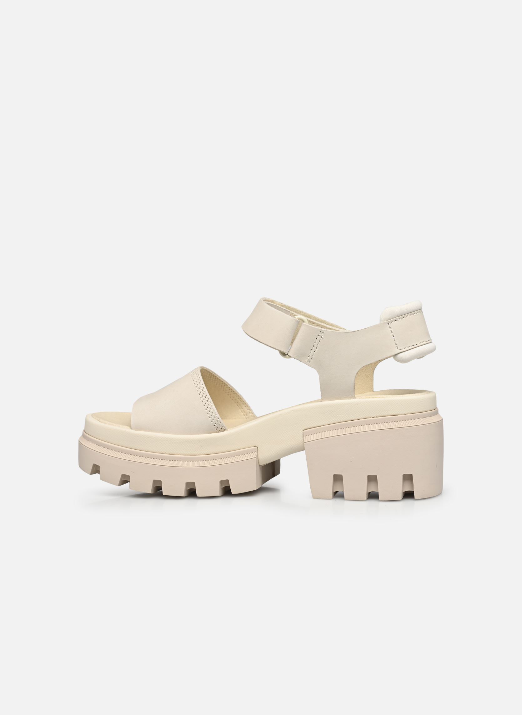 Sandalen Everleigh Ankle Strap damen weiß Timberland Sandalen Everleigh Ankle Strap damen weiß NATURAL NUBUCK