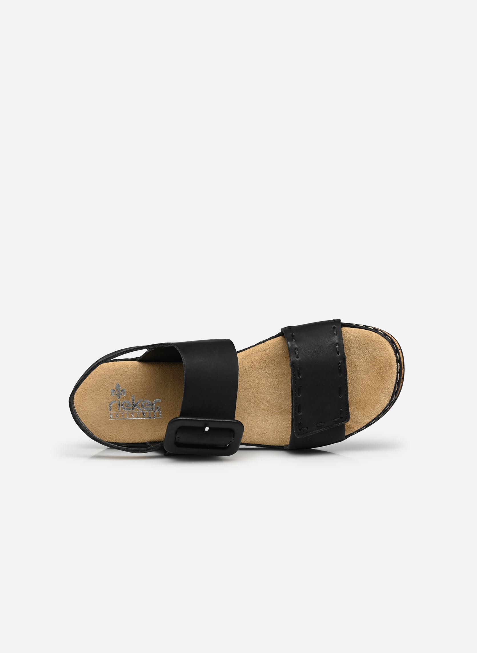 Sandali con zeppa e plateau Sandales compensées - 62950 donna nero Rieker Sandali con zeppa e plateau Sandales compensées - 62950 donna nero Noir