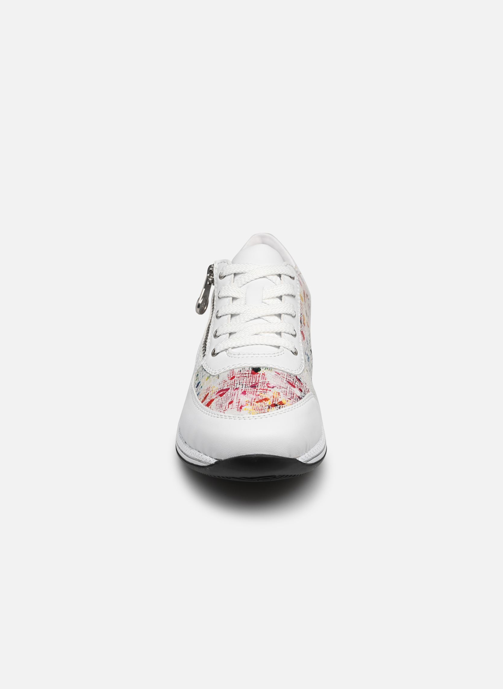 Lage sneakers Baskets - N1112-90 dames wit Rieker Lage sneakers Baskets - N1112-90 dames wit WEISS/WEISS-MULTI