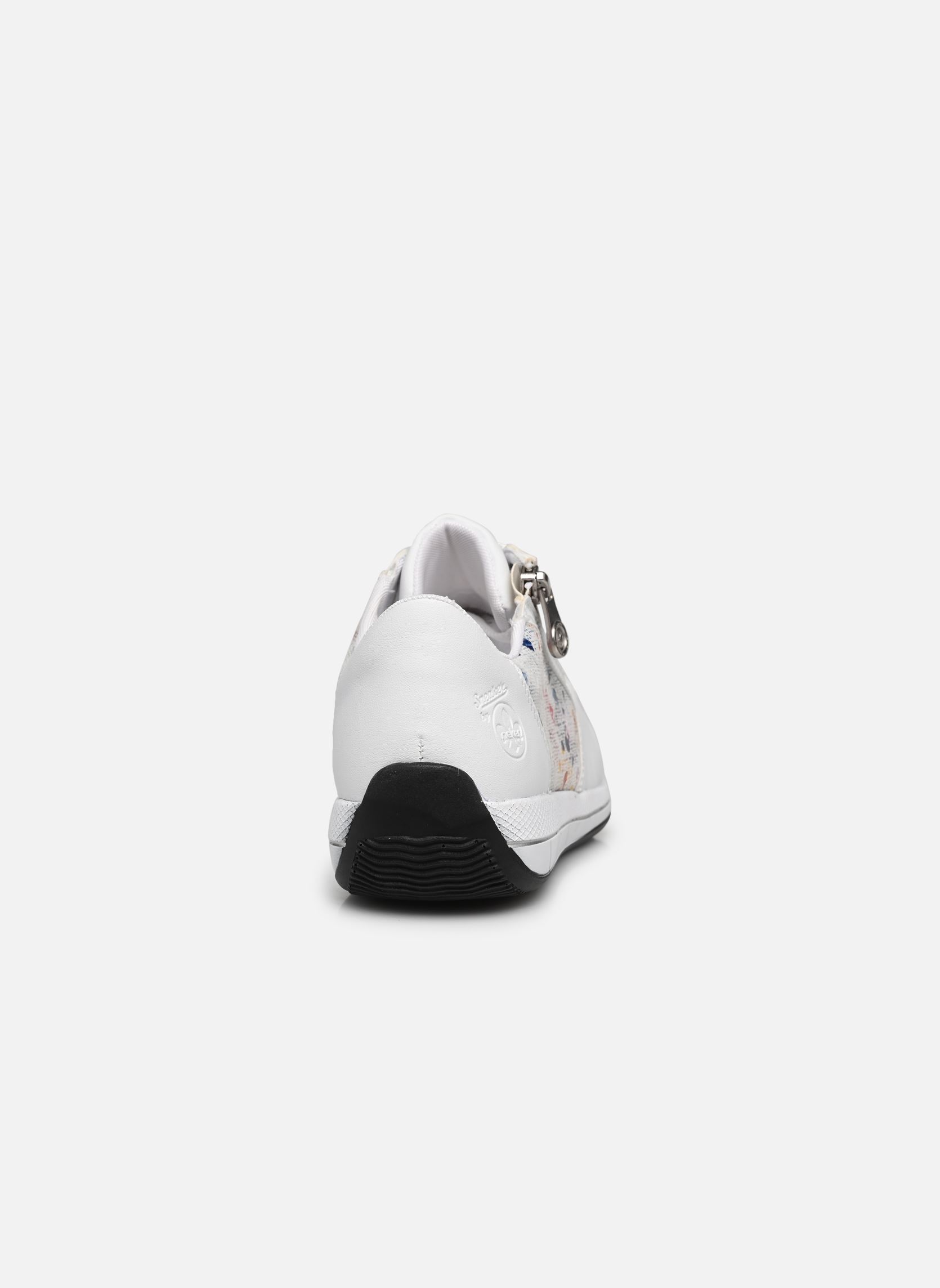 Lage sneakers Baskets - N1112-90 dames wit Rieker Lage sneakers Baskets - N1112-90 dames wit WEISS/WEISS-MULTI