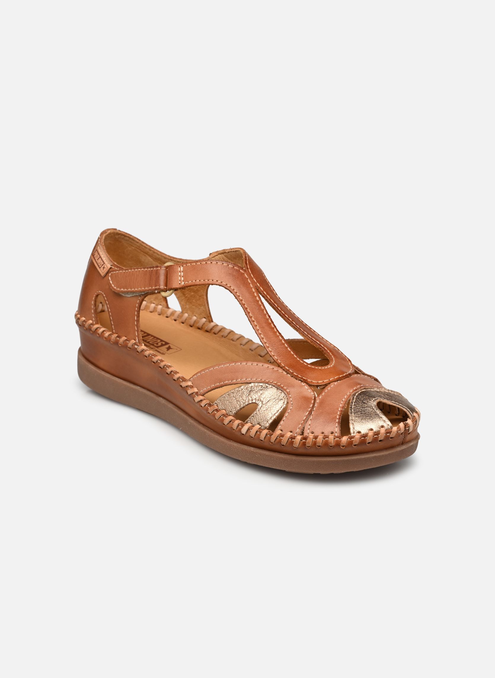 Keil- und Plateausandalen Sandales CADAQUES W8K-1569C4 damen braun Pikolinos Keil- und Plateausandalen Sandales CADAQUES W8K-1569C4 damen braun BRANDY