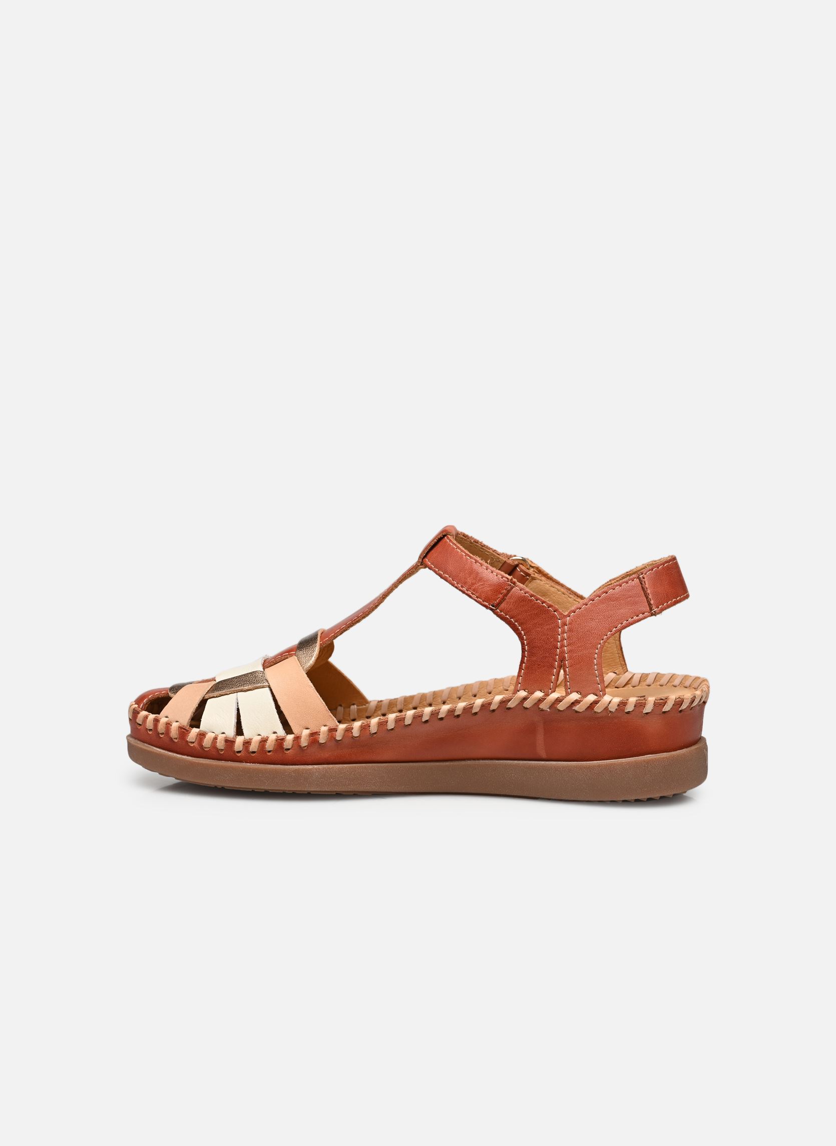 Sandalen met sleehak en plateau Sandales -CADAQUES W8K-0965C1 dames bruin Pikolinos Sandalen met sleehak en plateau Sandales -CADAQUES W8K-0965C1 dames bruin BRICK