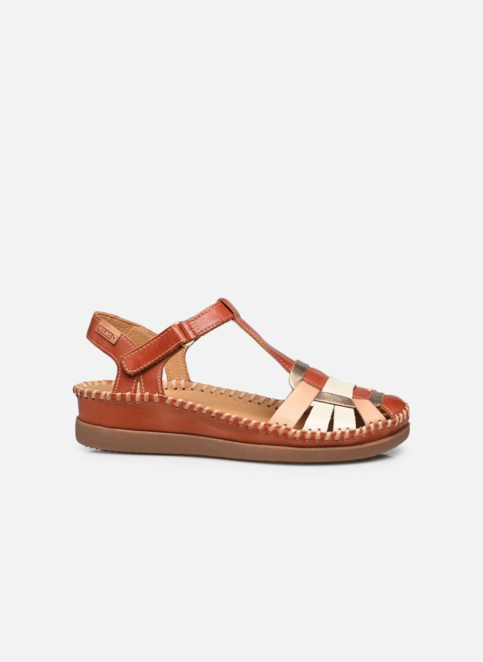 Sandalen met sleehak en plateau Sandales -CADAQUES W8K-0965C1 dames bruin Pikolinos Sandalen met sleehak en plateau Sandales -CADAQUES W8K-0965C1 dames bruin BRICK
