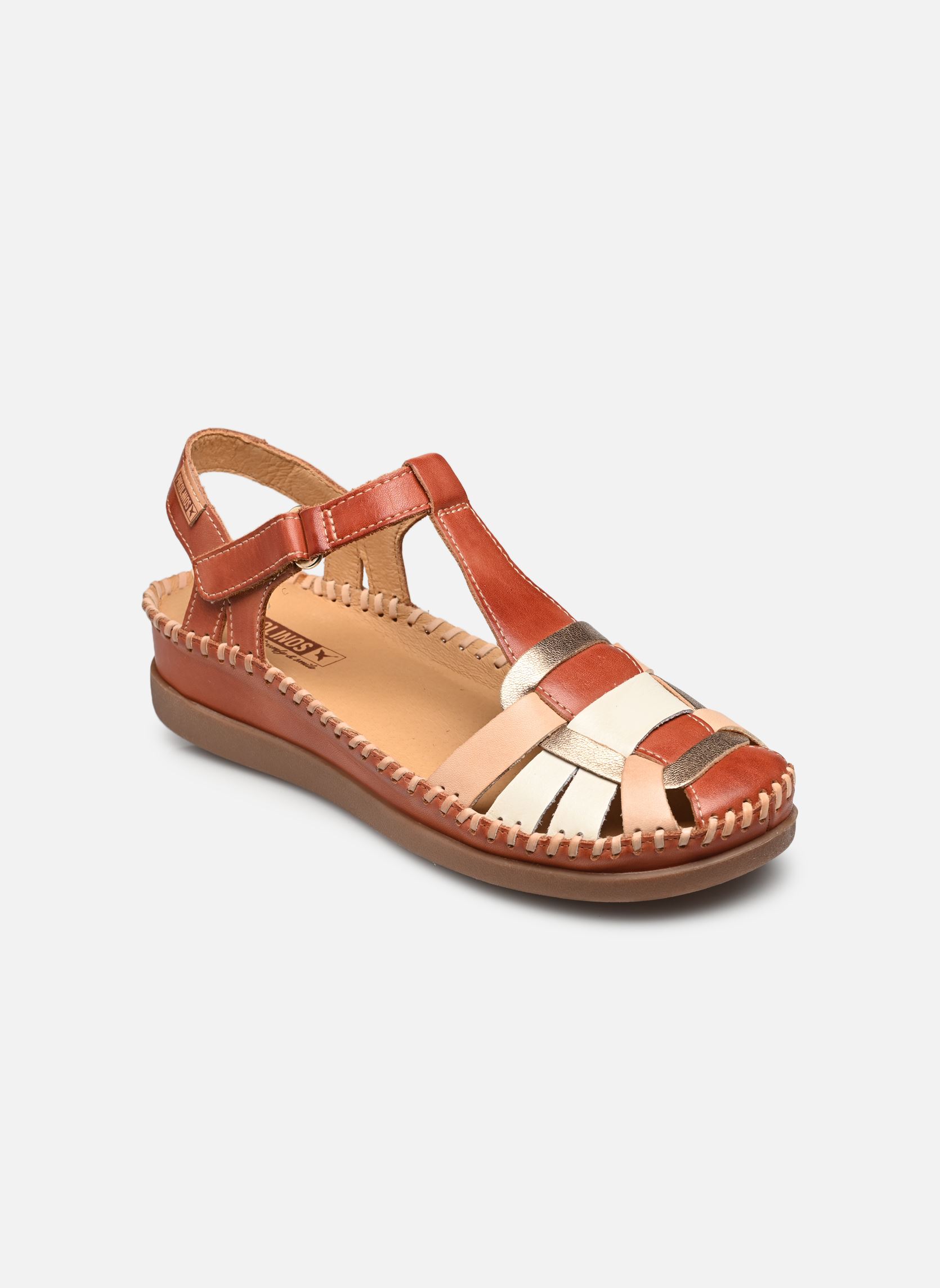 Sandalen met sleehak en plateau Sandales -CADAQUES W8K-0965C1 dames bruin Pikolinos Sandalen met sleehak en plateau Sandales -CADAQUES W8K-0965C1 dames bruin BRICK