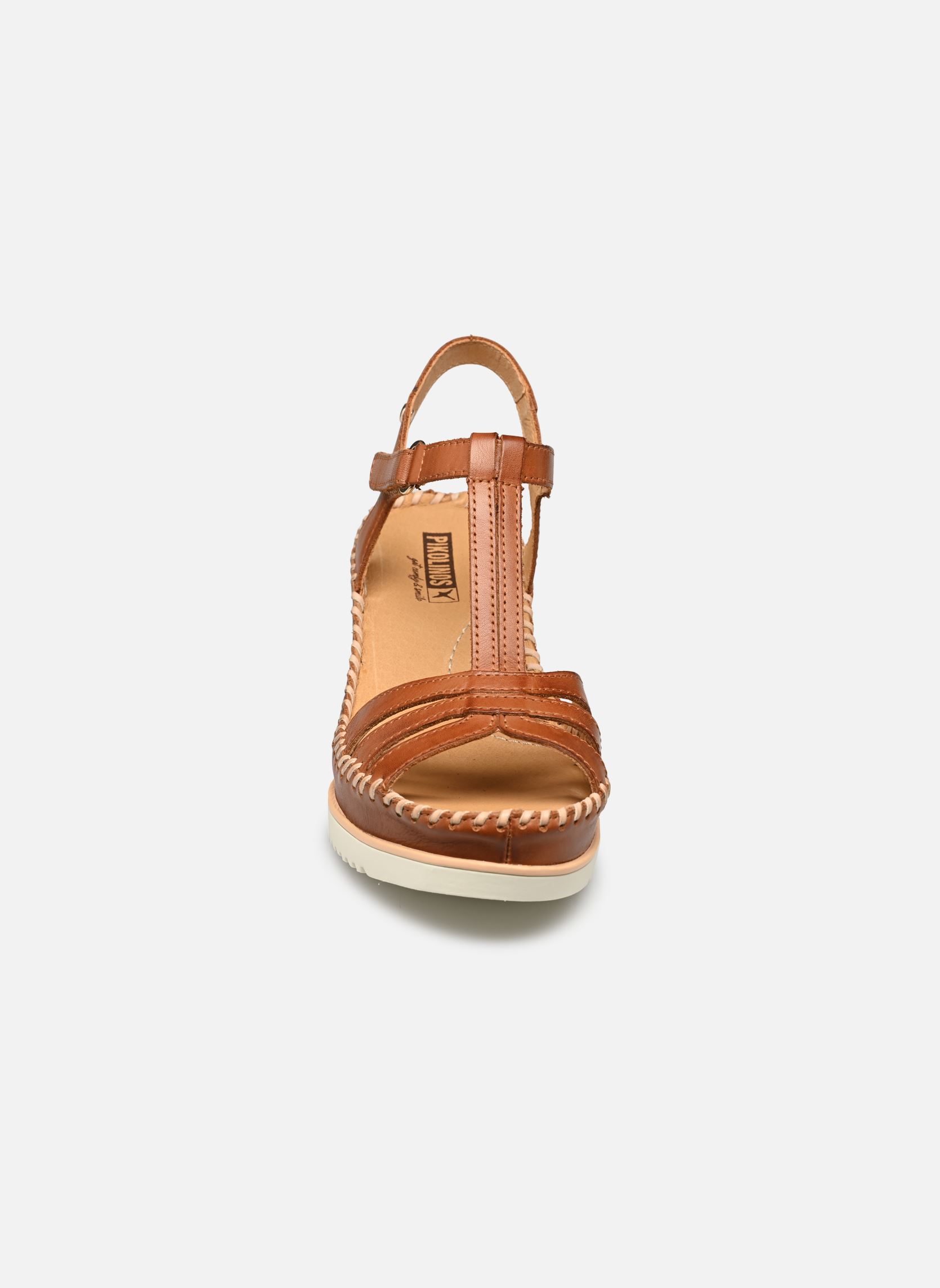 Sandalias y plataformas de cuña AGUADULCE W3Z mujer marrón Pikolinos Sandalias y plataformas de cuña AGUADULCE W3Z mujer marrón BRANDY