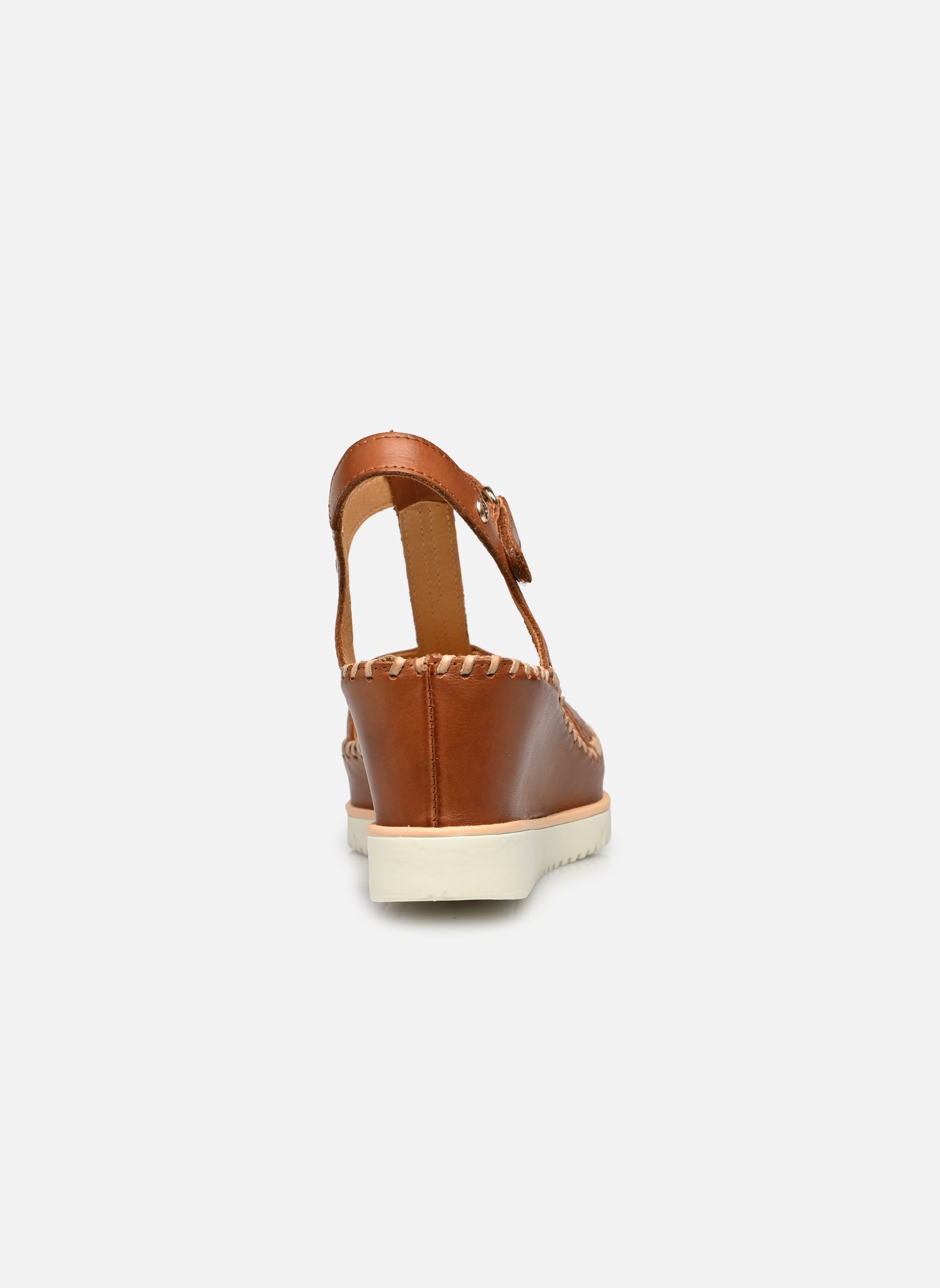Sandalias y plataformas de cuña AGUADULCE W3Z mujer marrón Pikolinos Sandalias y plataformas de cuña AGUADULCE W3Z mujer marrón BRANDY