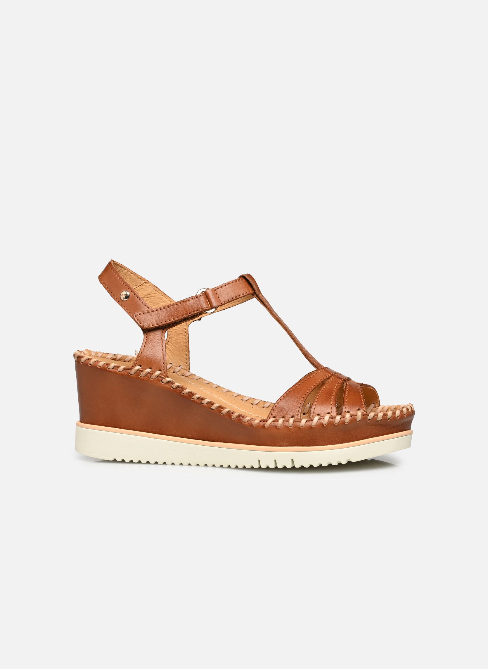 Sandalias y plataformas de cuña AGUADULCE W3Z mujer marrón Pikolinos Sandalias y plataformas de cuña AGUADULCE W3Z mujer marrón BRANDY